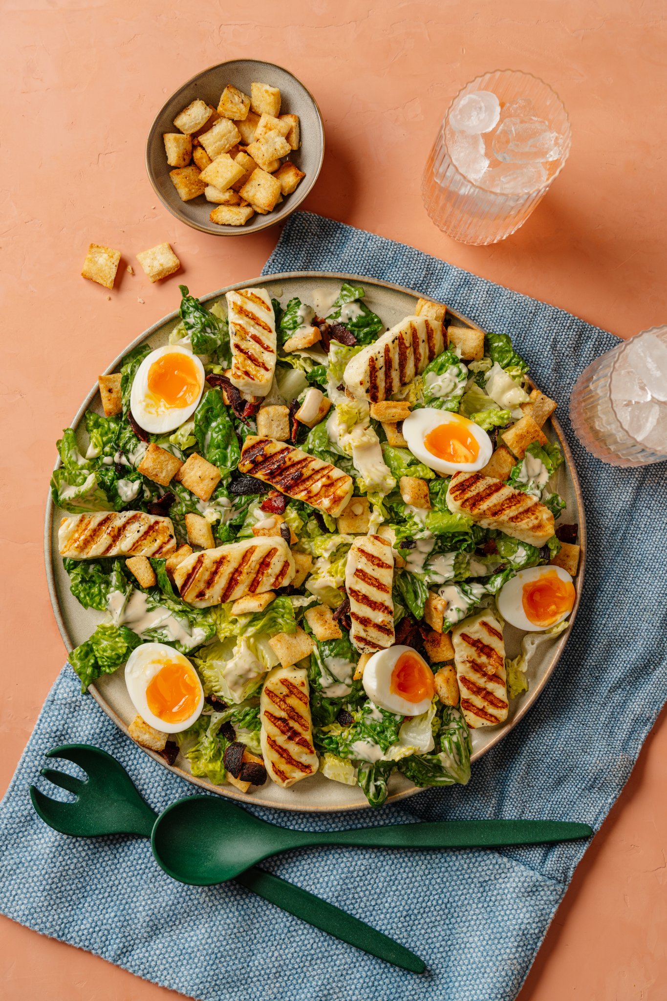 HALOUMI CAESAR SALAD