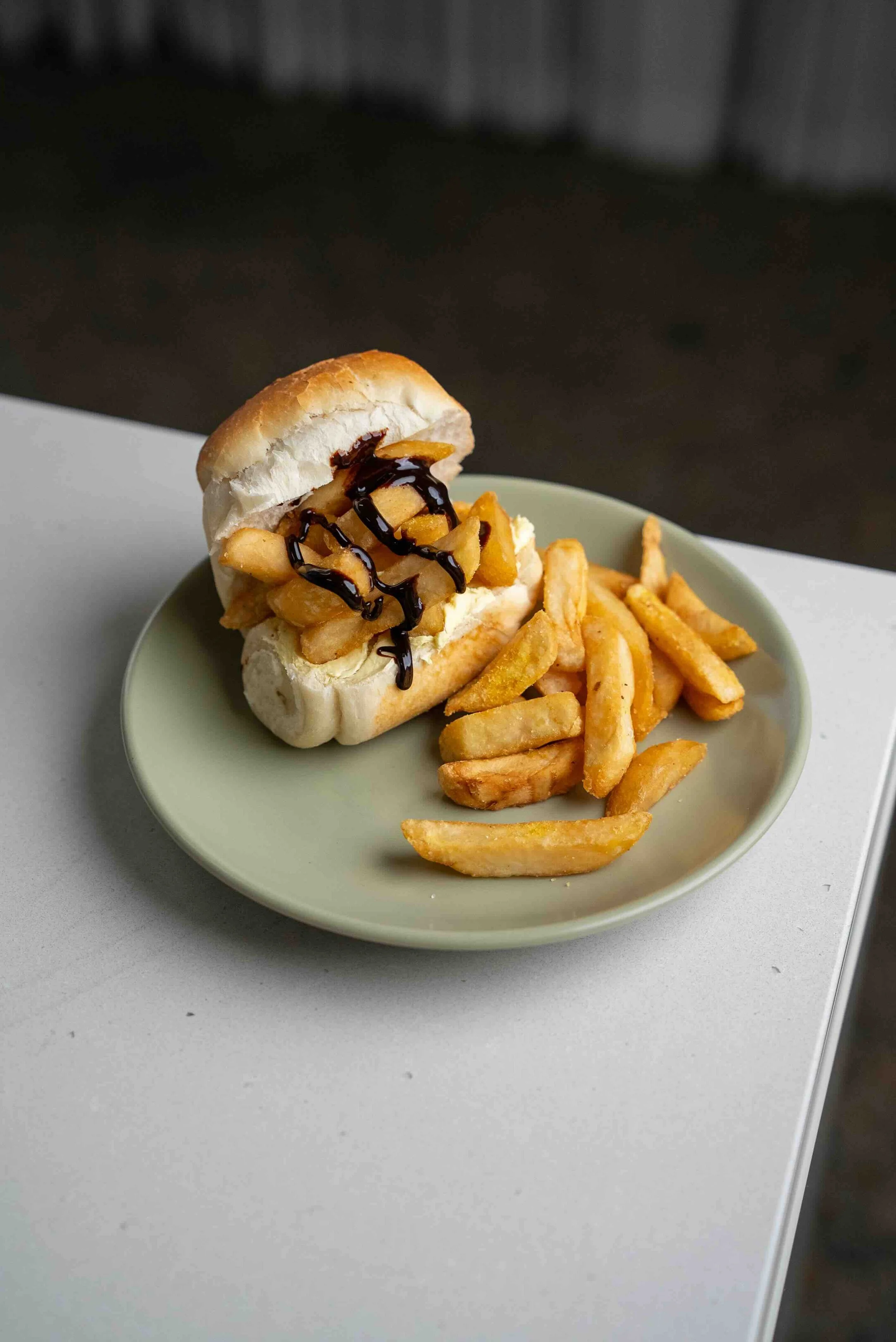 HOT CHIP VEGEMITE ROLL
