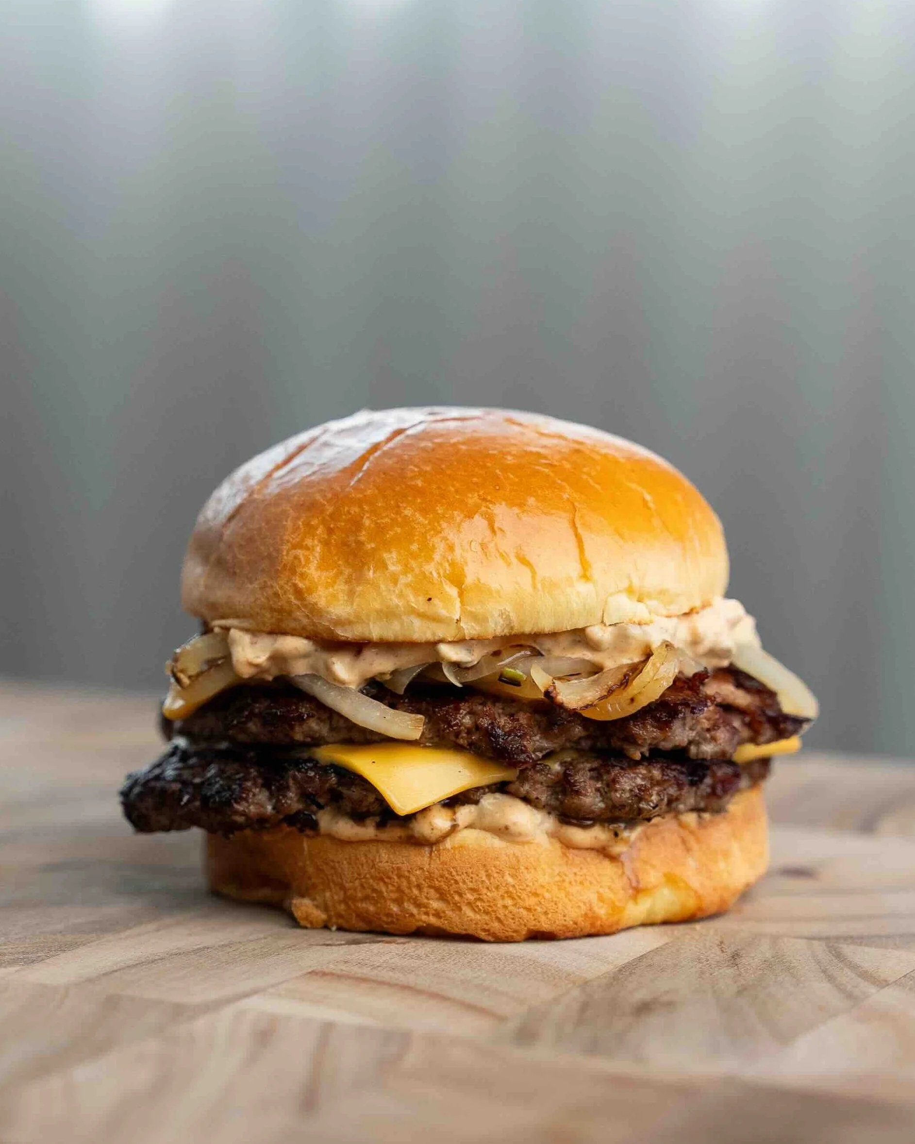 Hayden Quinn Smash Burger with Bacon Jalapeño Mayo Recipe