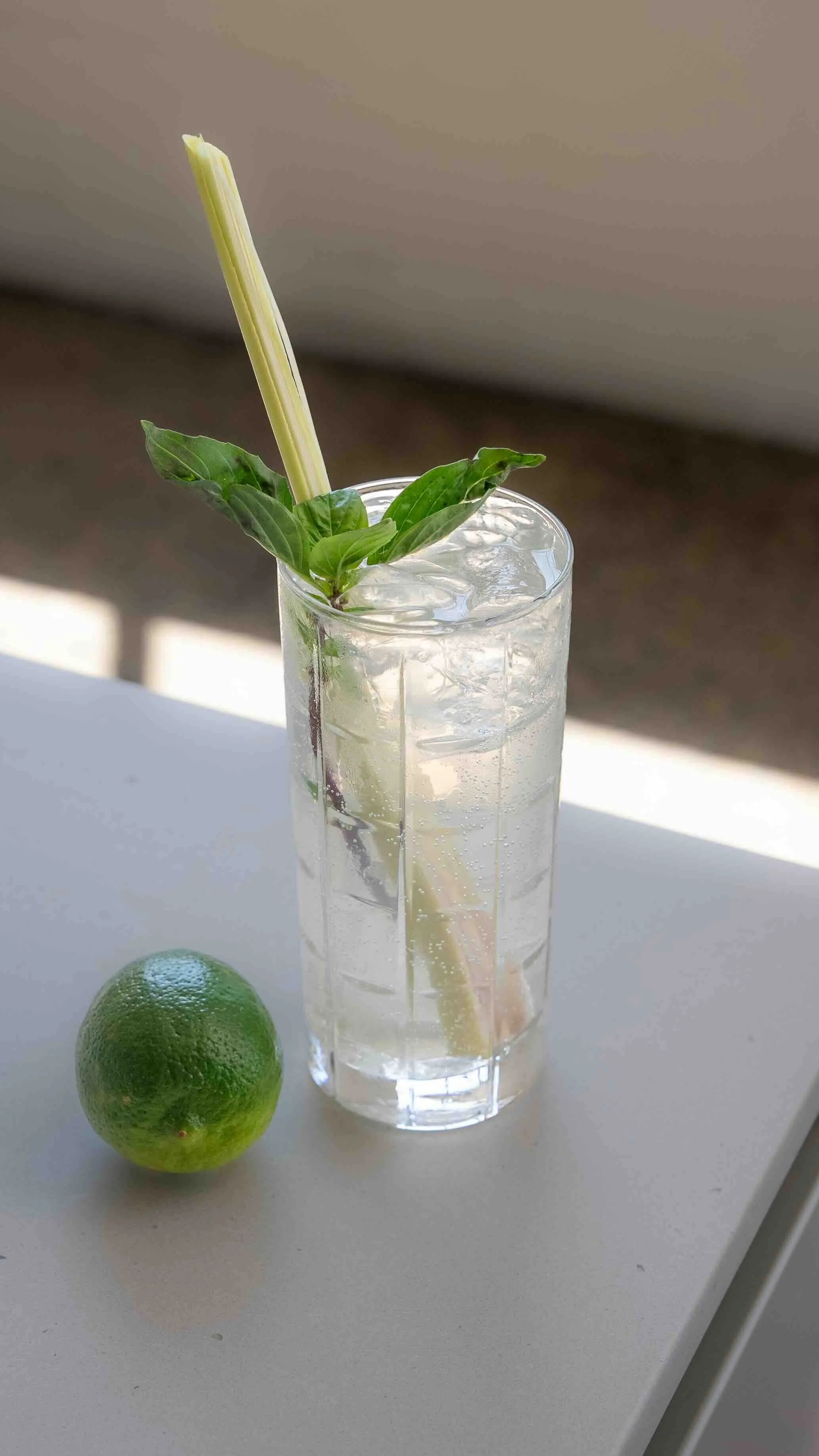 Hayden Quinn Lemongrass Thai Basil Cooler Cocktail Recipe