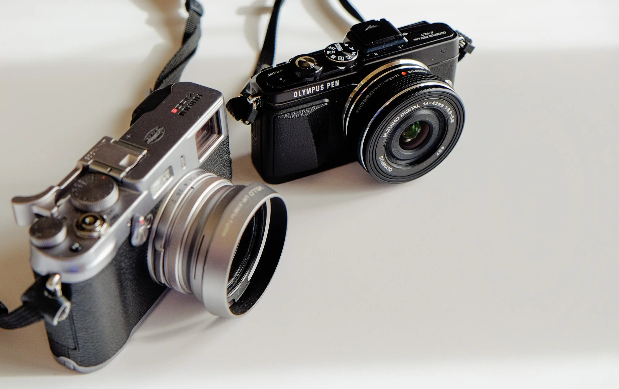 E-PL7 compared to my X100S
