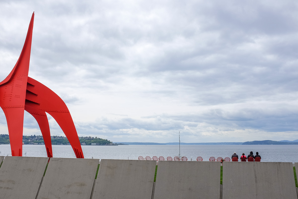 Seattle Sculpture Garden. Shot with Fujifilm X100S.