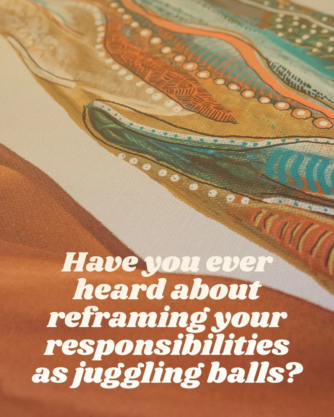 Someone once told me to picture everything I&rsquo;m responsible for as balls I&rsquo;m juggling &mdash; and to figure out which ones are rubber and which ones are glass.

It took me most of this year to sort mine out.

Turns out creativity is more r