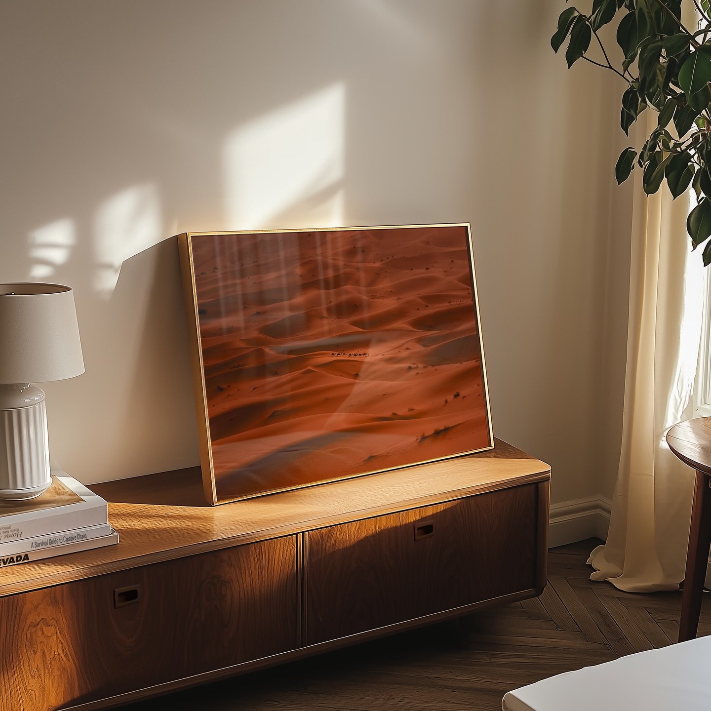 Small figures. Infinite sand. The kind of scale that makes your chest do something strange. Zoom in to see what I mean.

I took this from a dune at dusk. Some places don&rsquo;t ask anything special as a photographer except presence.

This one lives 