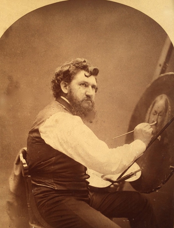 Thomas Satterwhite Noble - at his eisel.