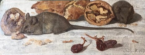 Mice and Walnuts (not dated)