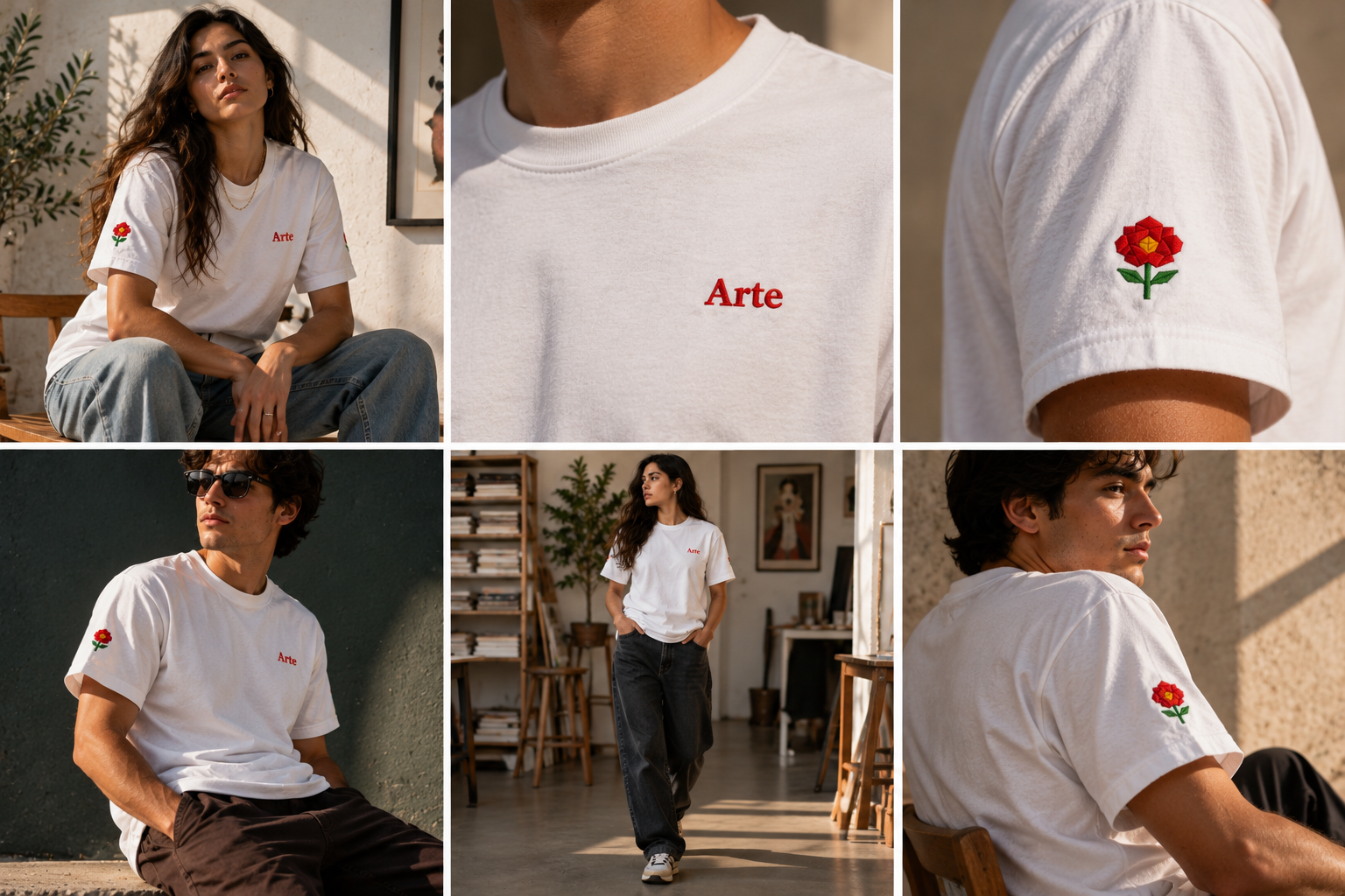 My Painting Shirt — Arte White Tee