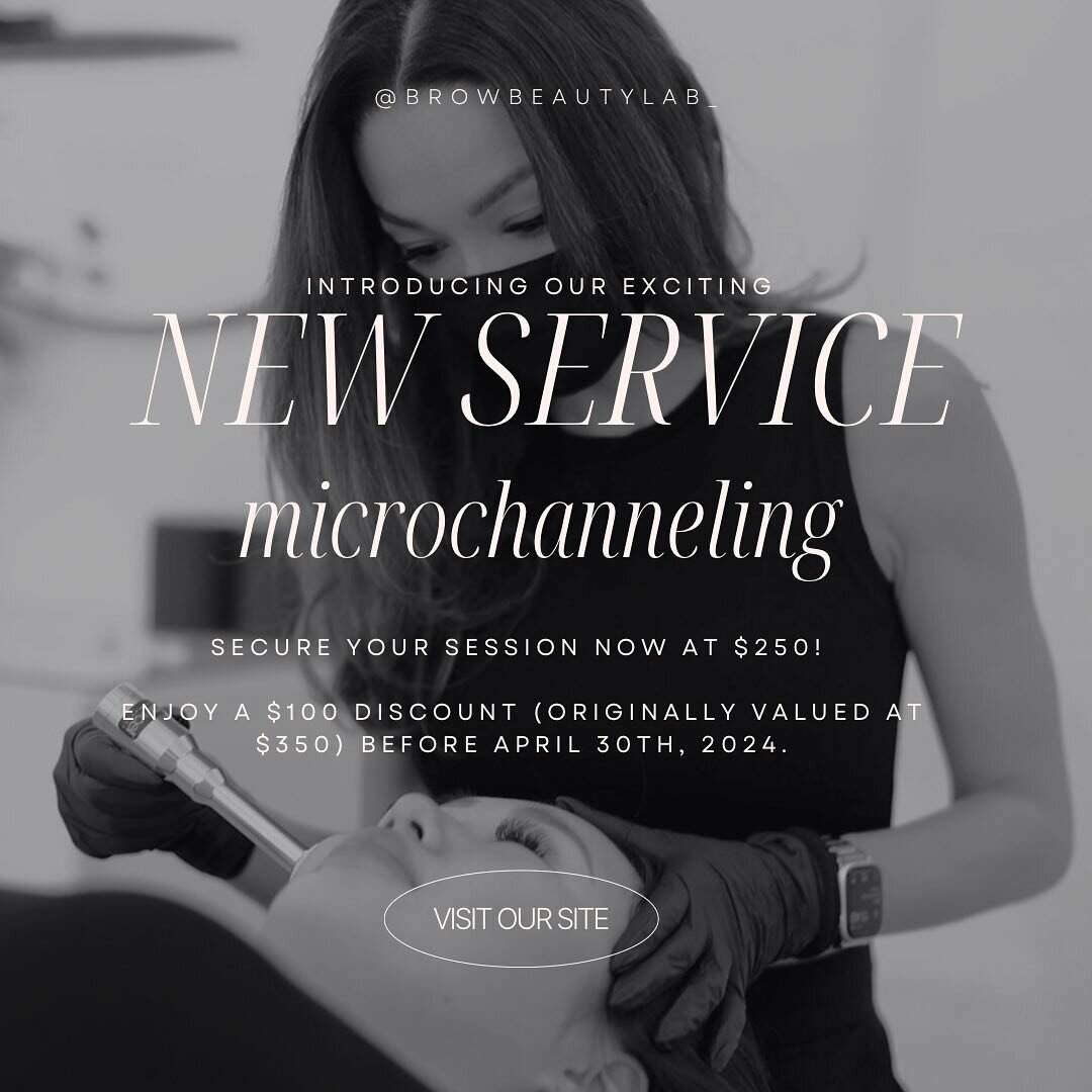 ⭐️Microchanneling, the new generation of Microneedling⭐️

💡Both microneedling and microchanneling are minimally invasive skin treatments that can address various skin concerns. Here are all the advantages of why you should consider the Microchanneli