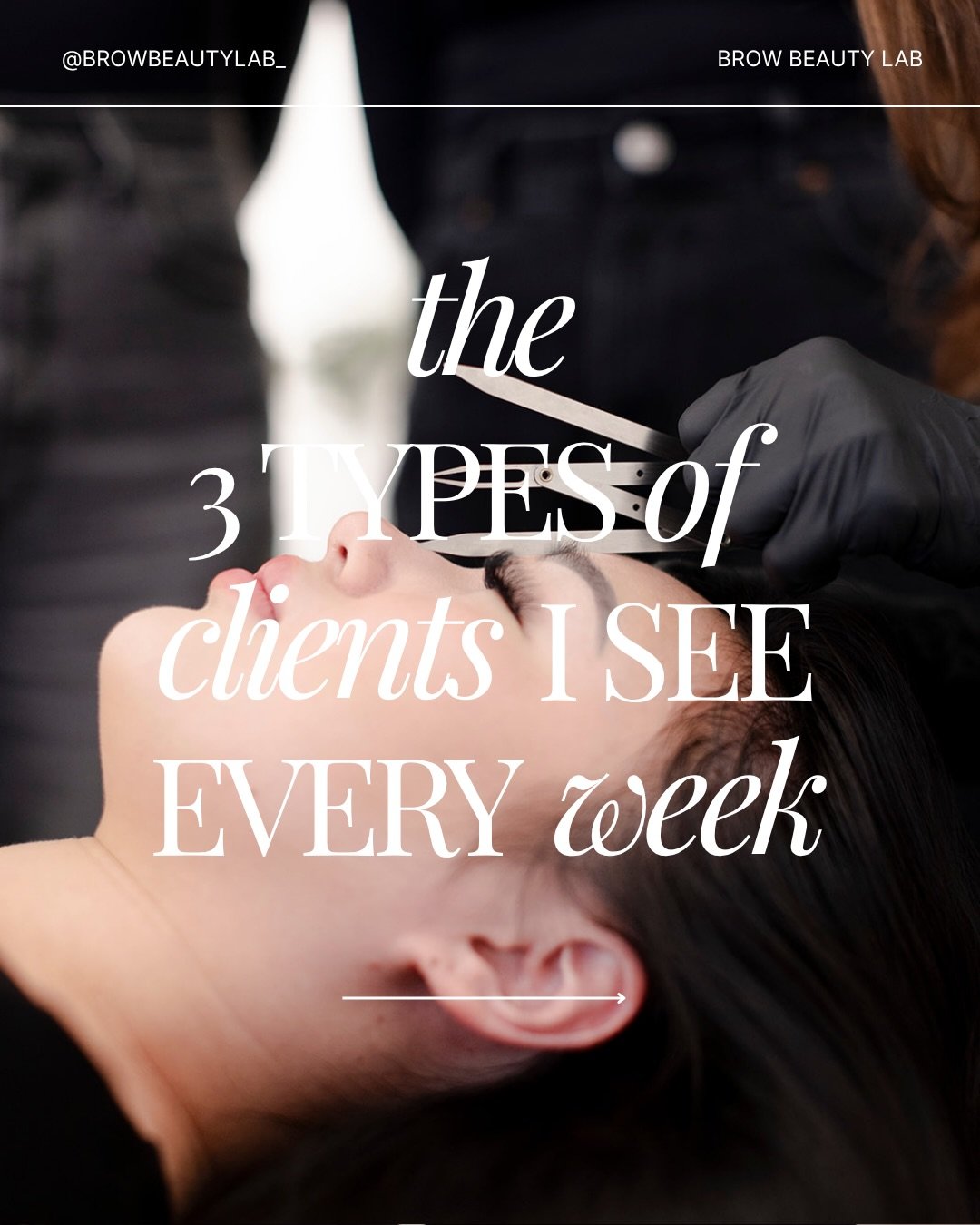 Three types of clients I see every week &mdash; and I&rsquo;m here for all of them. 🤎

✨ &ldquo;I don&rsquo;t know what suits me.&rdquo;
That&rsquo;s exactly what the consultation is for. We look at your face shape, natural brows, and lifestyle &mda