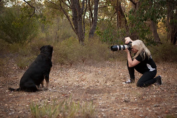 This is me taking photos at a beautiful spot in the Perth Hills