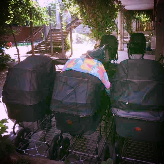 Nap time at a Danish nursery