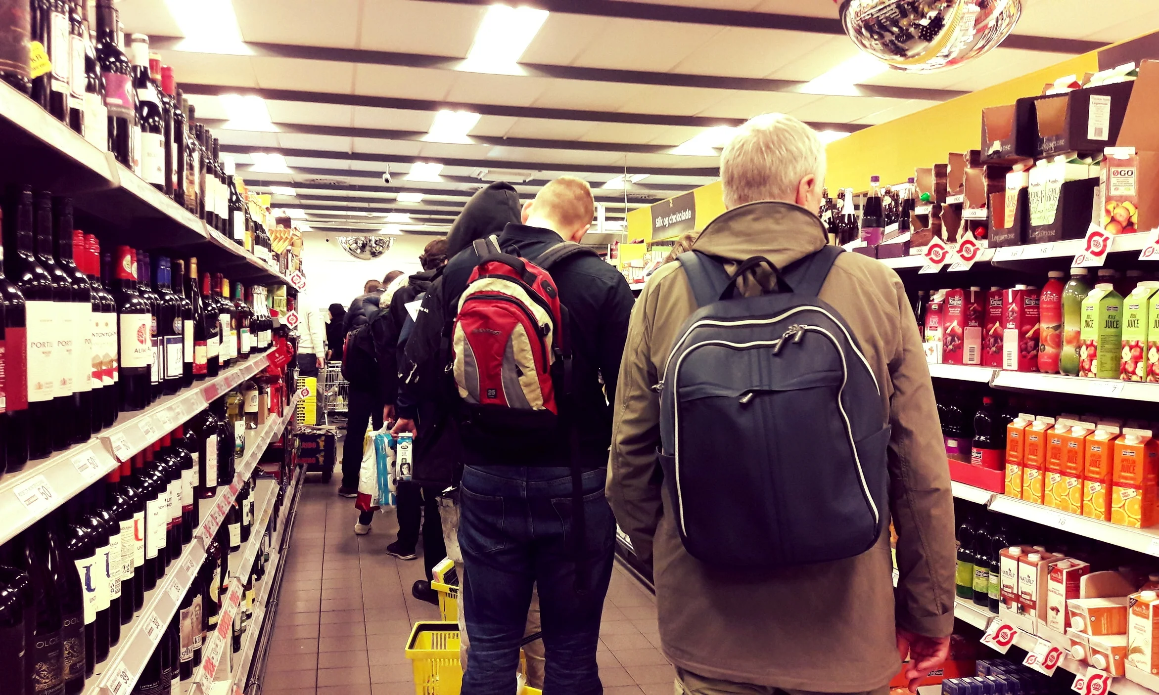 If you don't move fast enough at the checkout you'll likely be run over by one of these people.