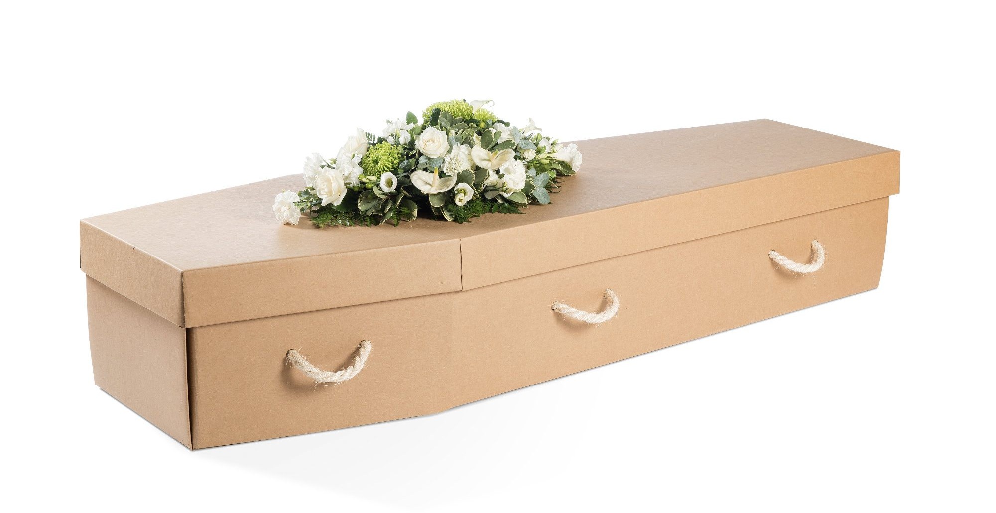 The 'Manilla Cardboard Eco Coffin' is the most popular choice at online funeral product retailer Willow.