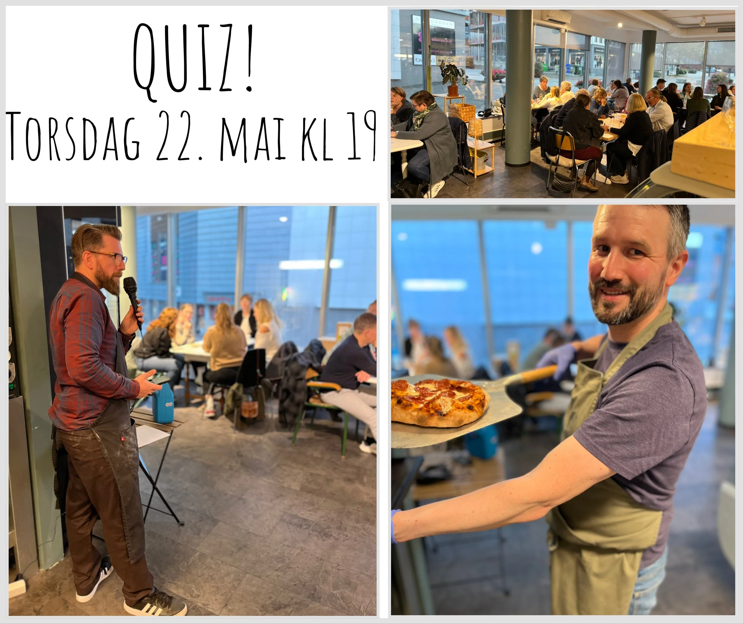 Quiz! 22. mai kl 19 