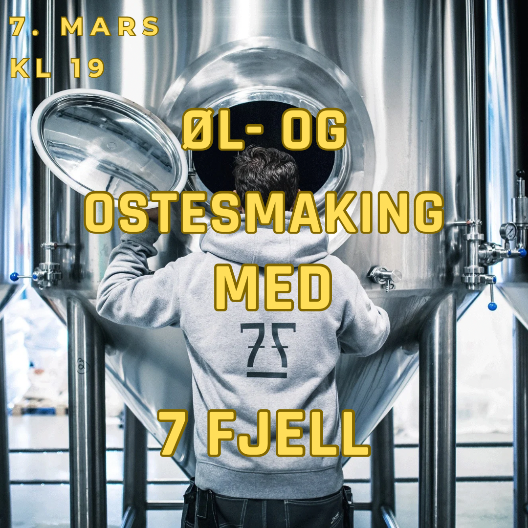Øl- og ostesmaking med 7 Fjell