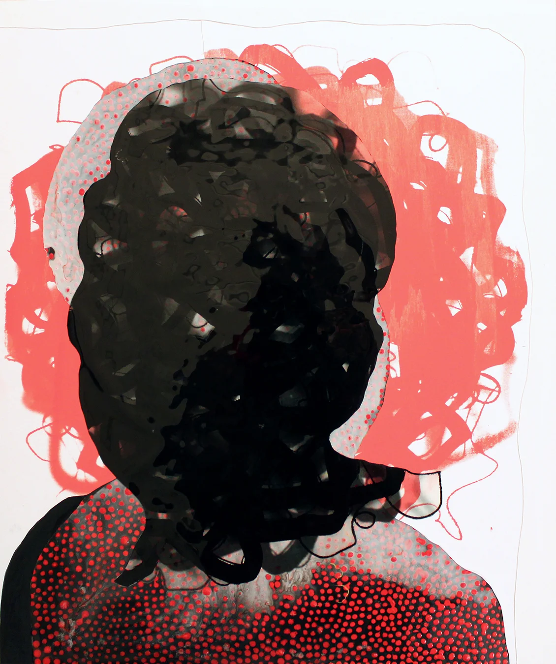 Lonbraj wouj (2015) 16"x20"