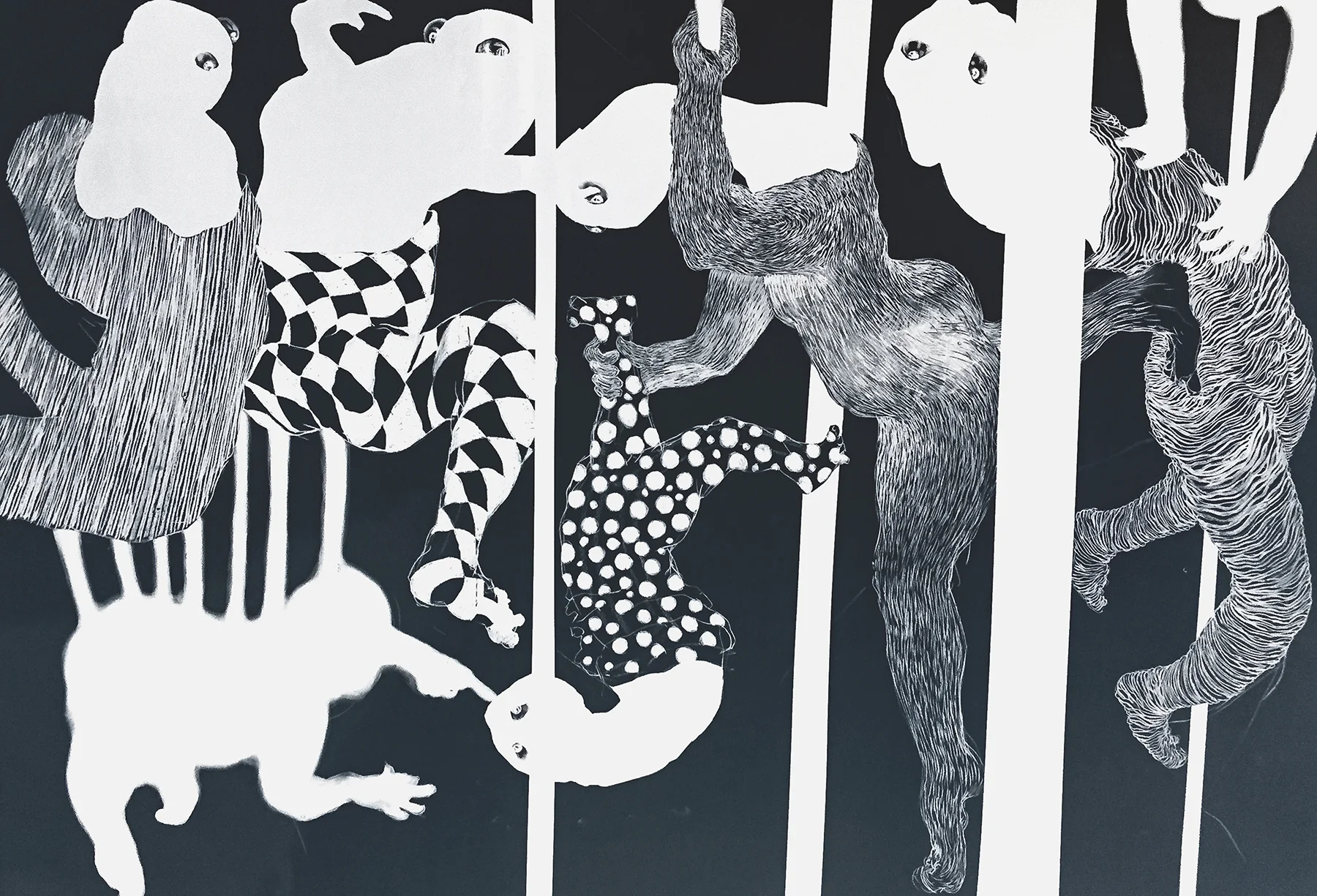 Teach my boys to dance like you (2014) 168"x120"