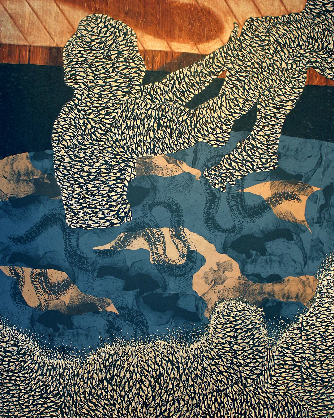 "Se pa Siren selman" (2018) 48"x60"