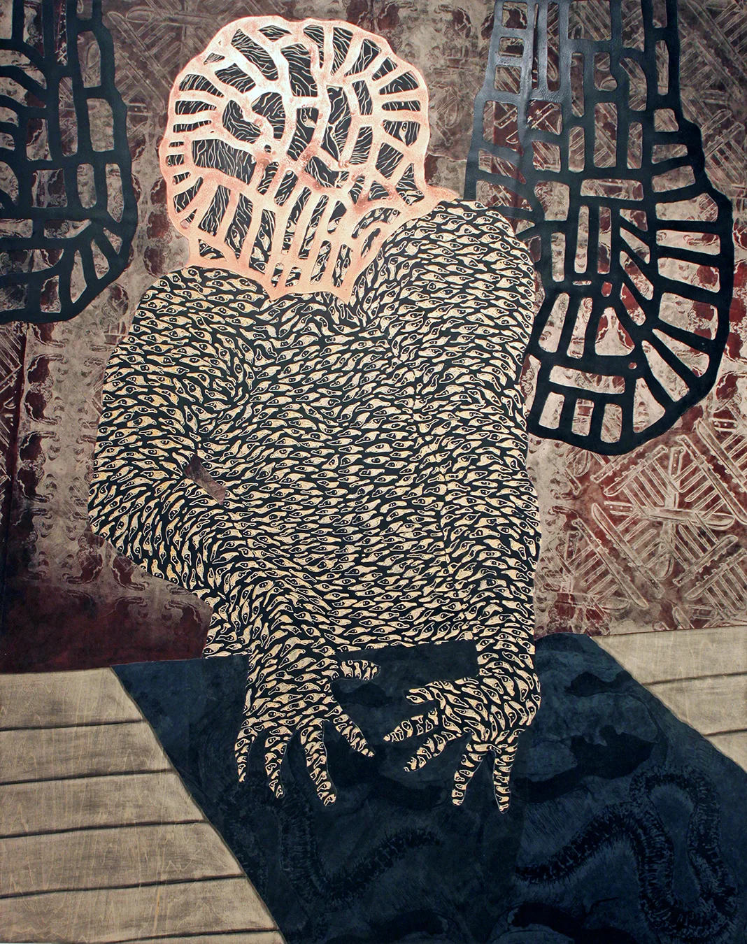 "My mothers armor" (2018) 48"x60"