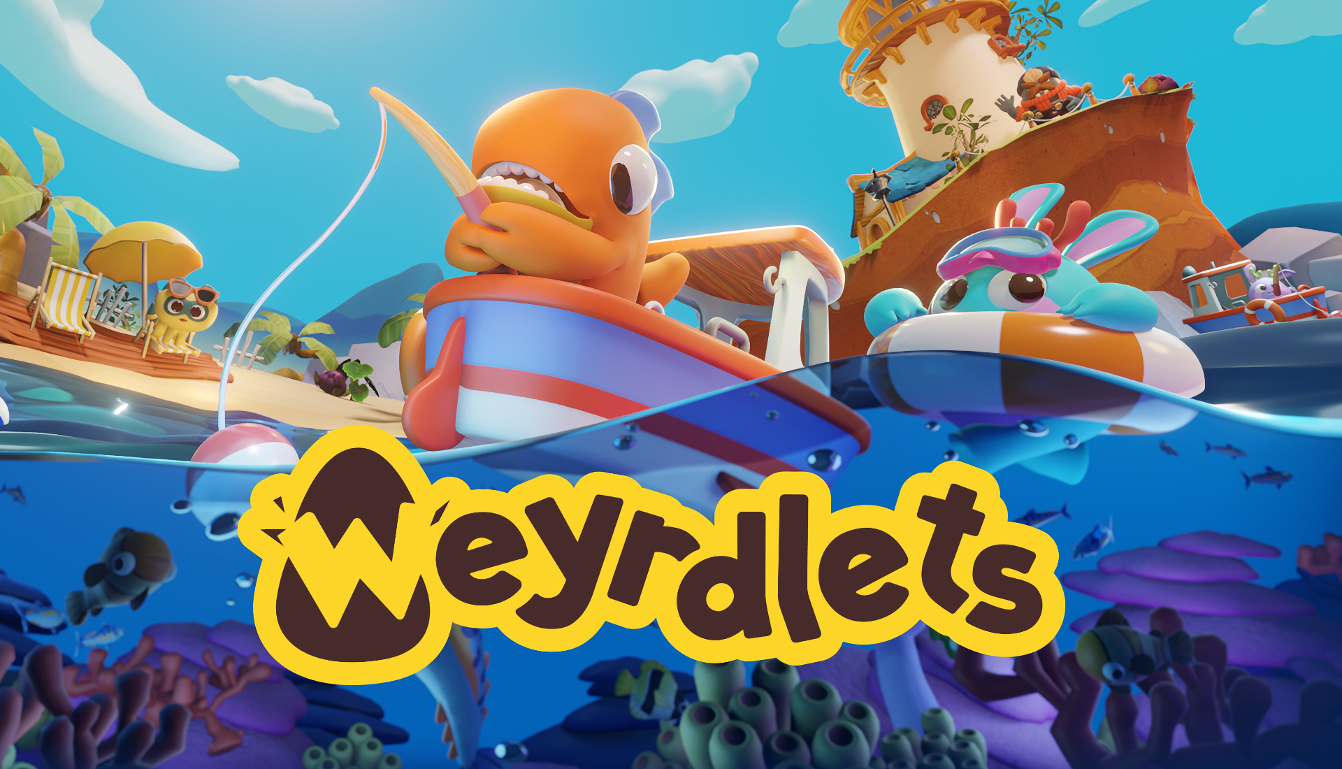Weyrdlets Fishing Key Art with Title.webp
