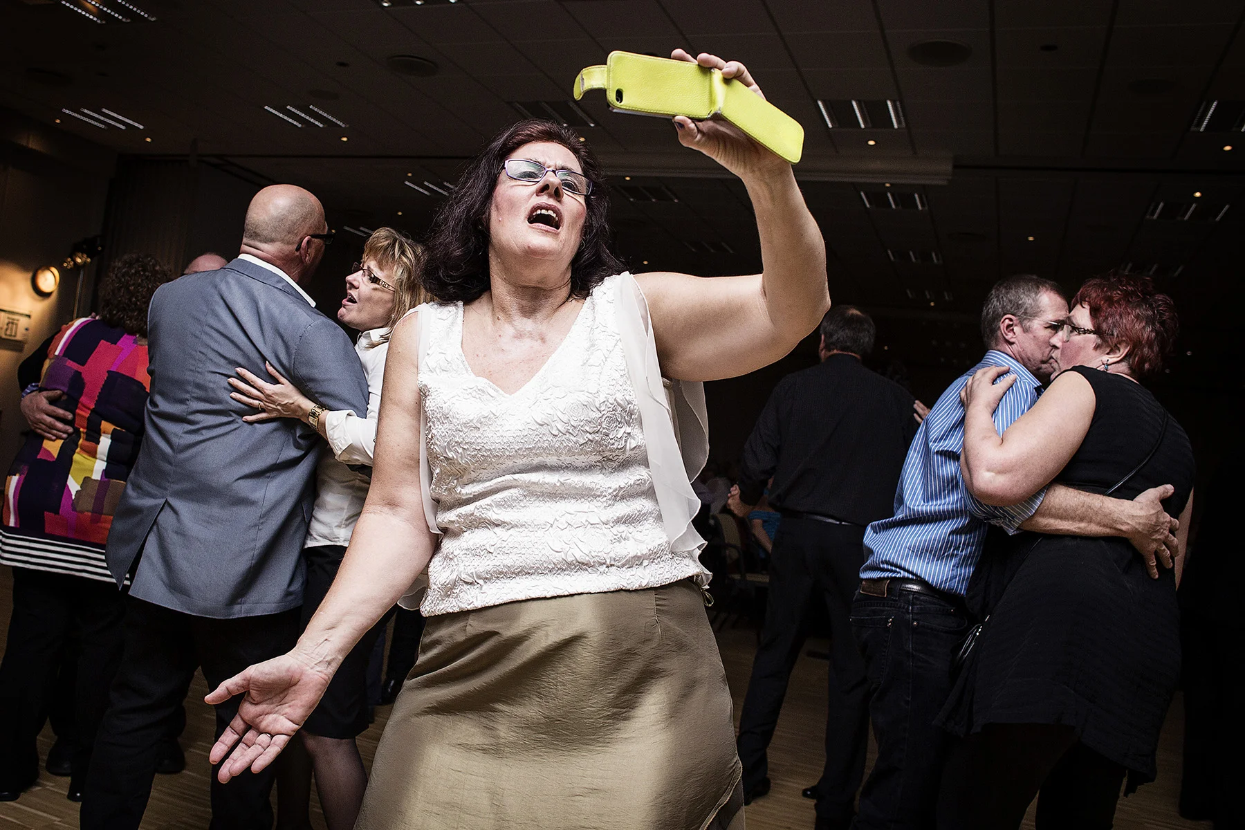 En selfie på dansegulvet