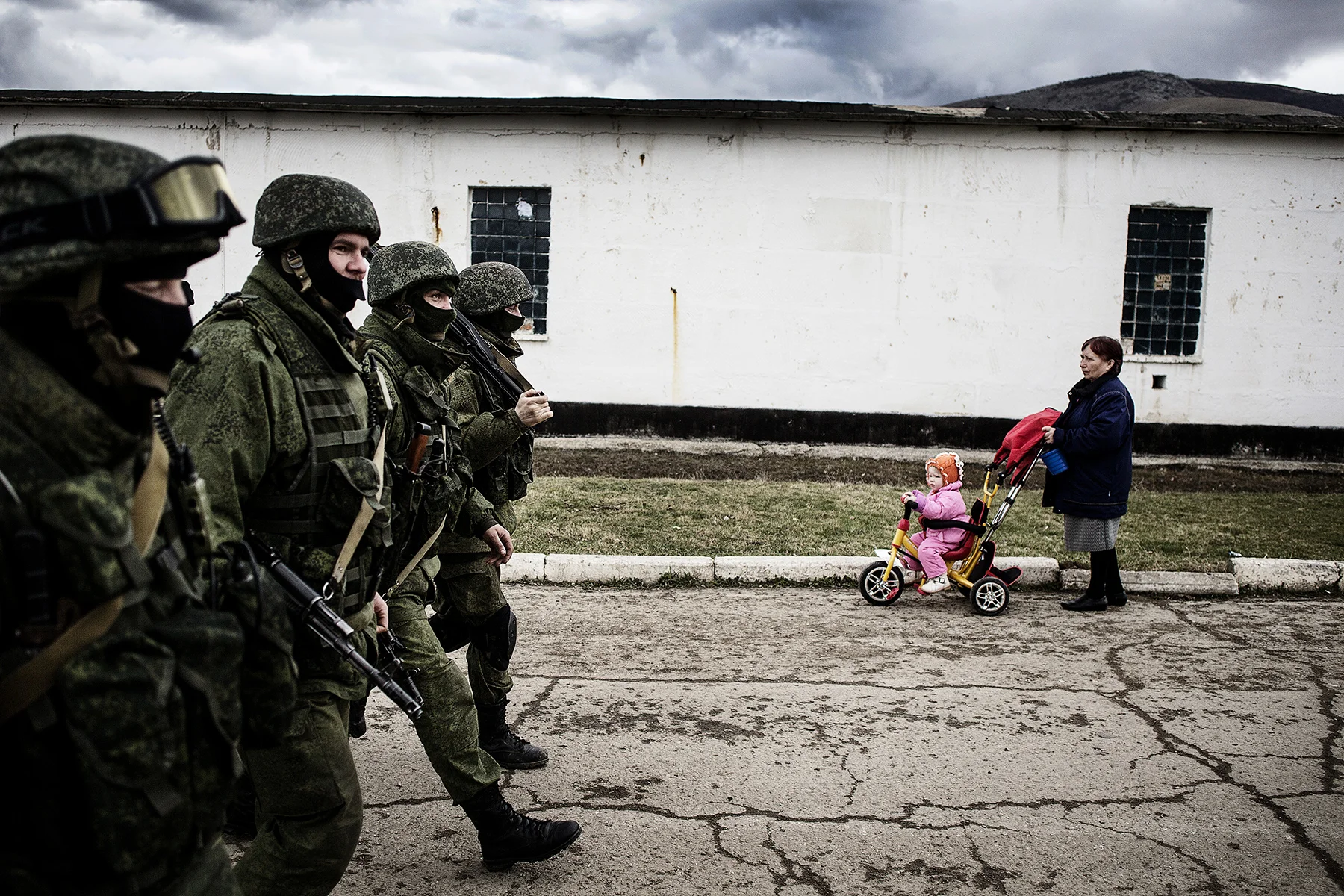 Russerne invaderer, Krim 2014.