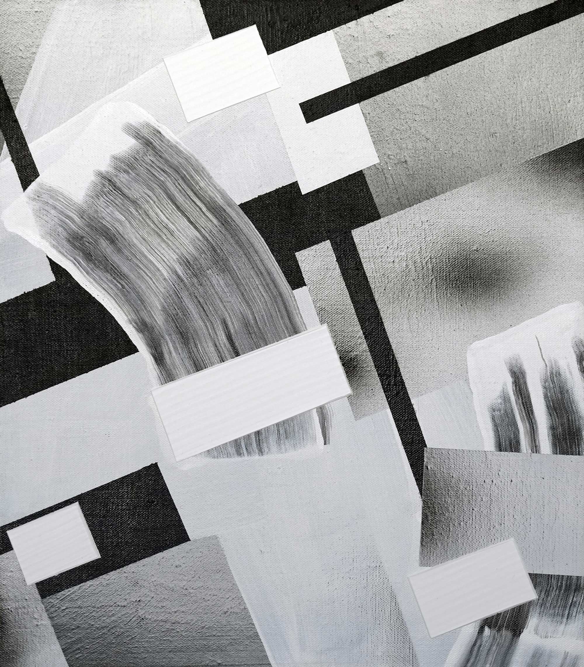 43 Eridani, acrylic / airbrush / gesso on linen, 16" x 14"