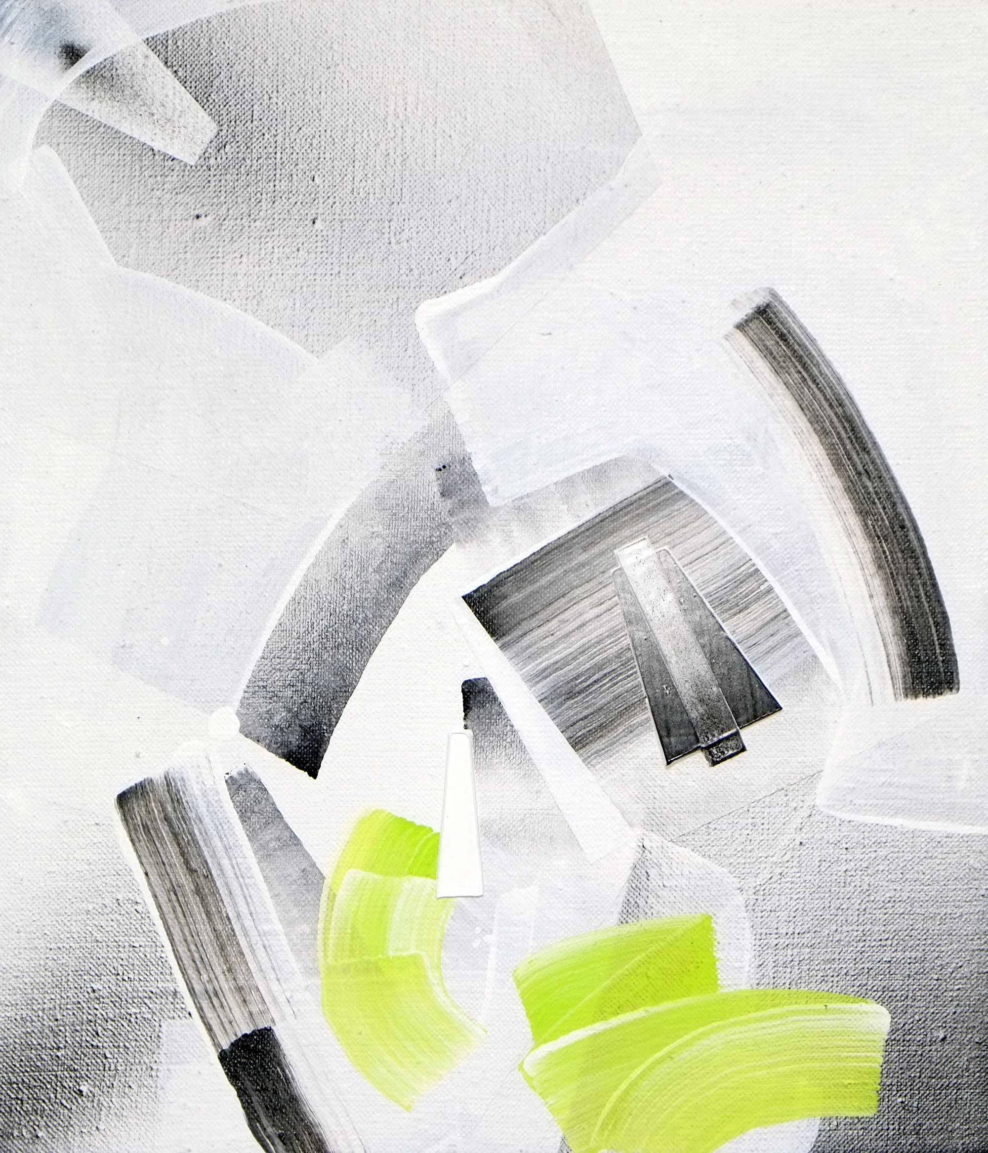 Tau Herculis, acrylic / airbrush / gesso on linen, 14" x 12"