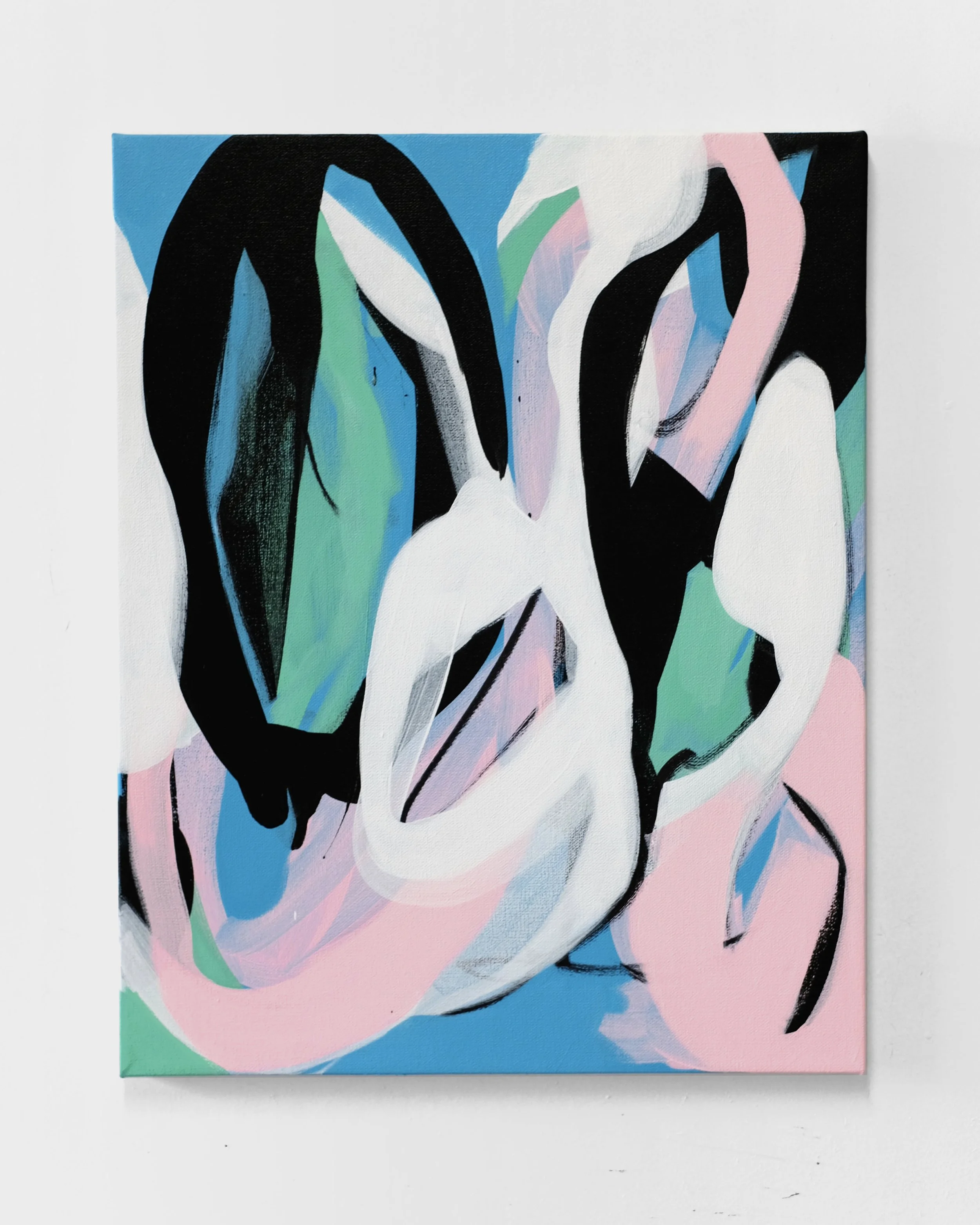 Snowstopper, acrylic on canvas, 20x16in