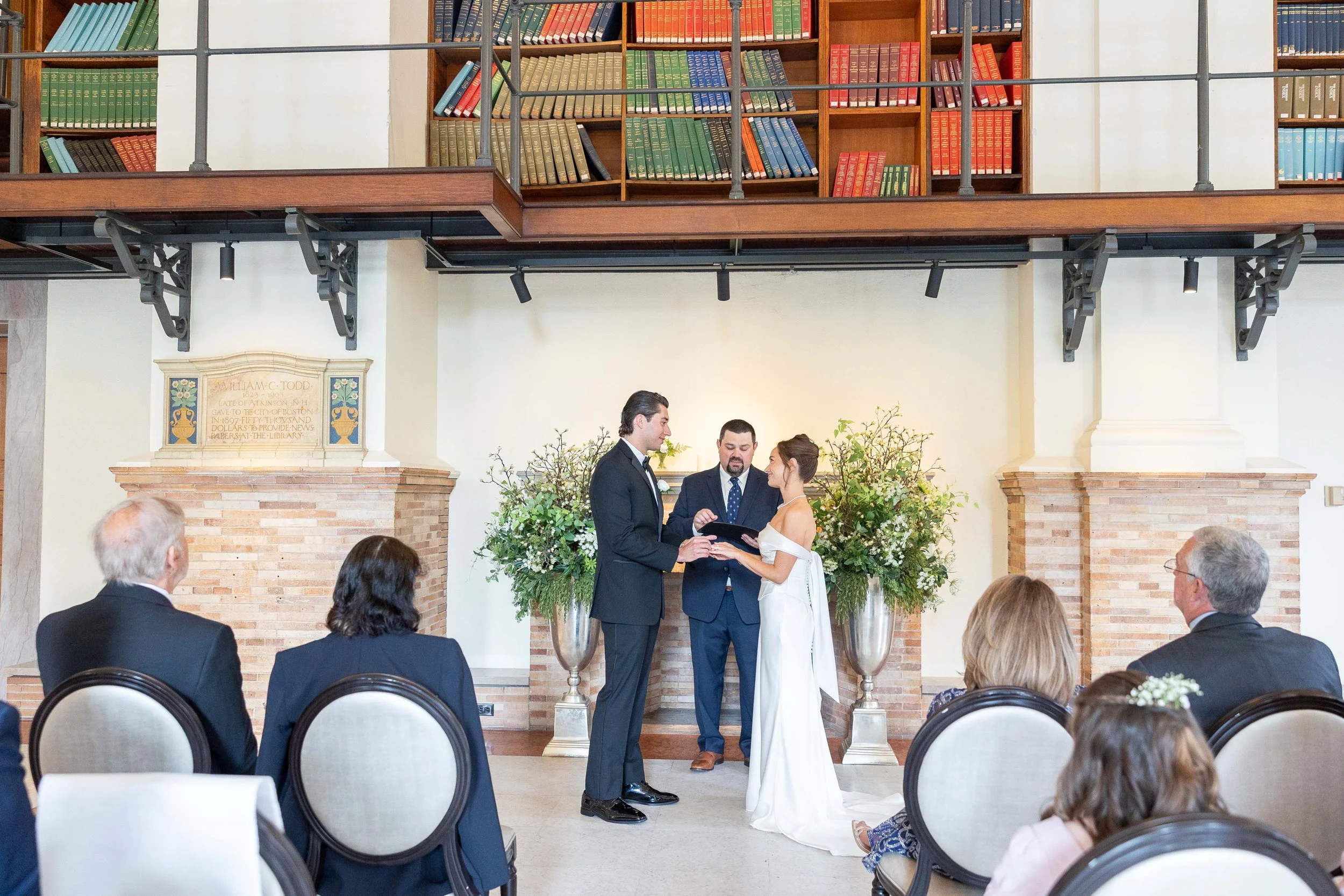 boston public library wedding ceremony