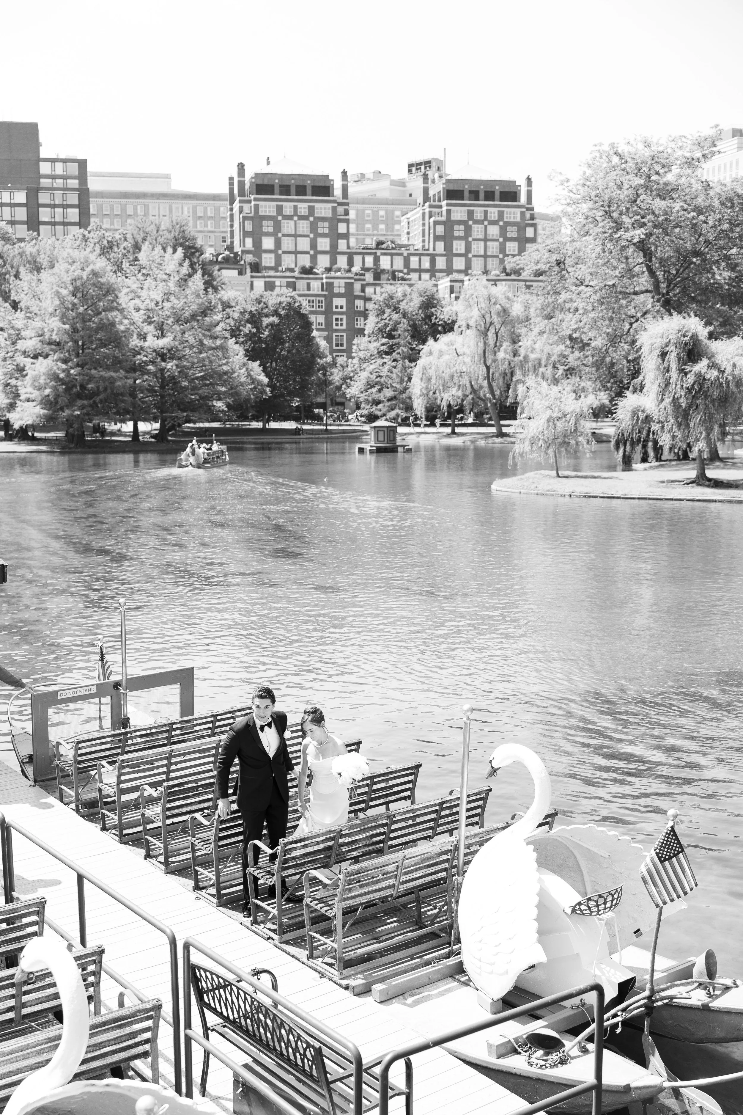 boston public library wedding bg swanboats