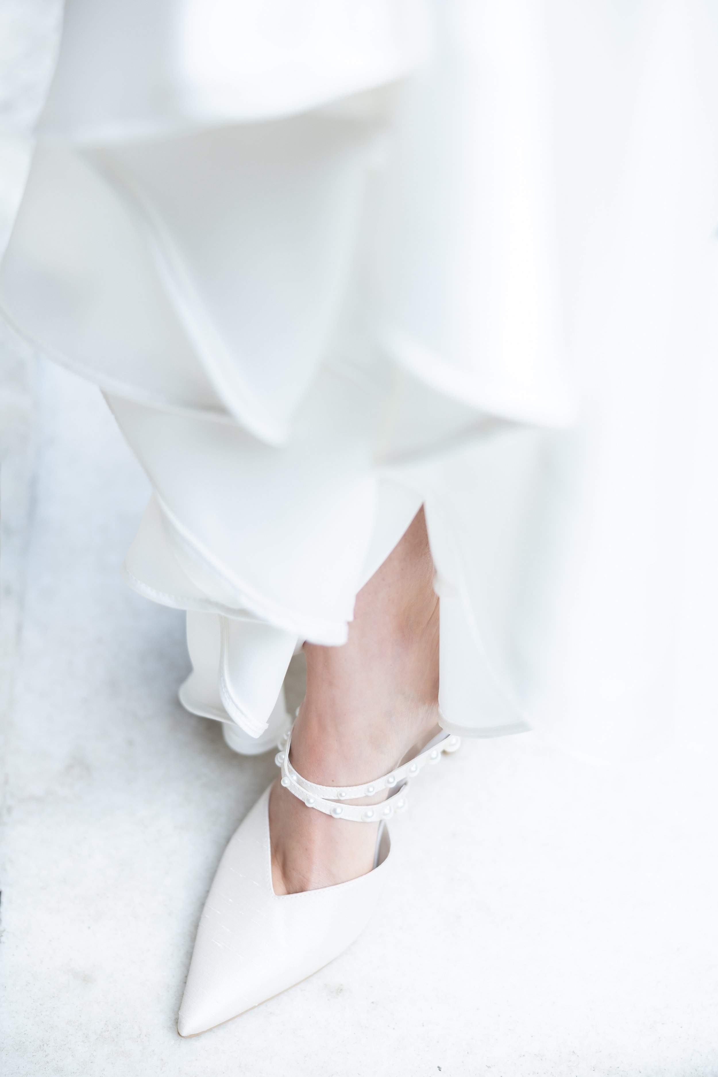 boston public library bride shoe detail