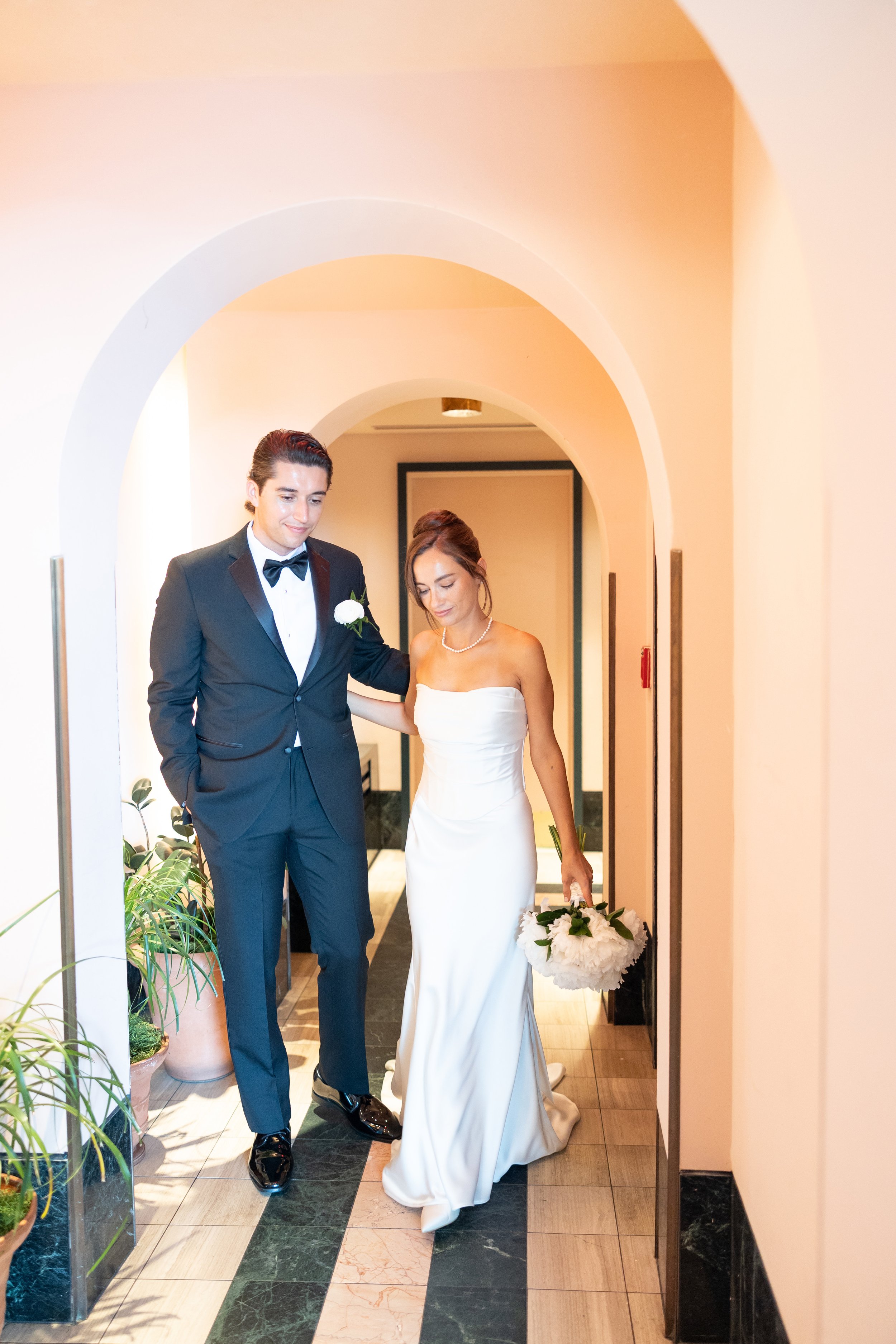 boston public library wedding contessa boston bride  groom
