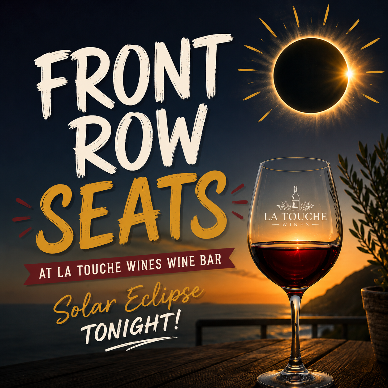 Solar Eclipse- Front Row Seats