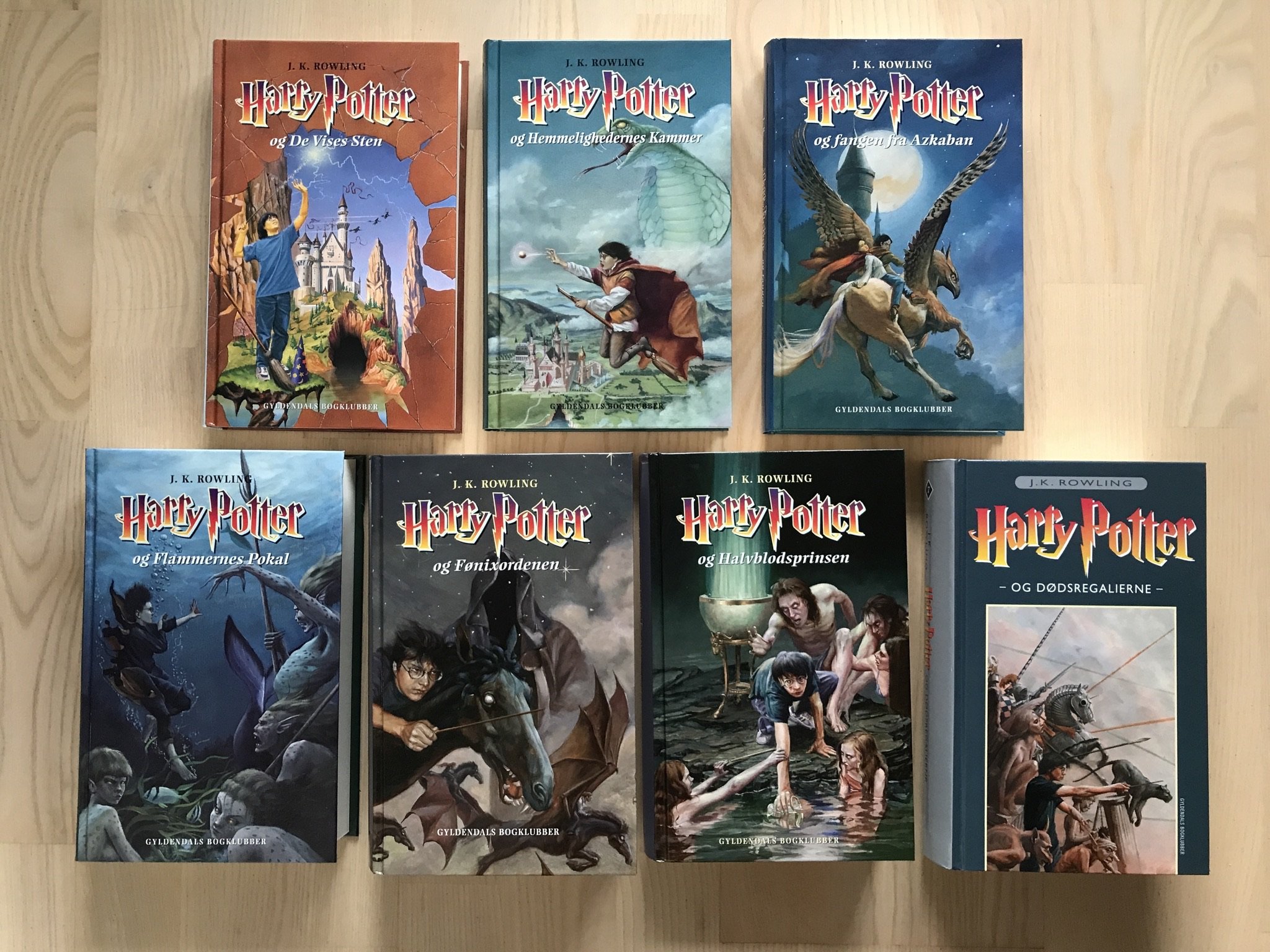Harry Potter bøger, 125 kr.