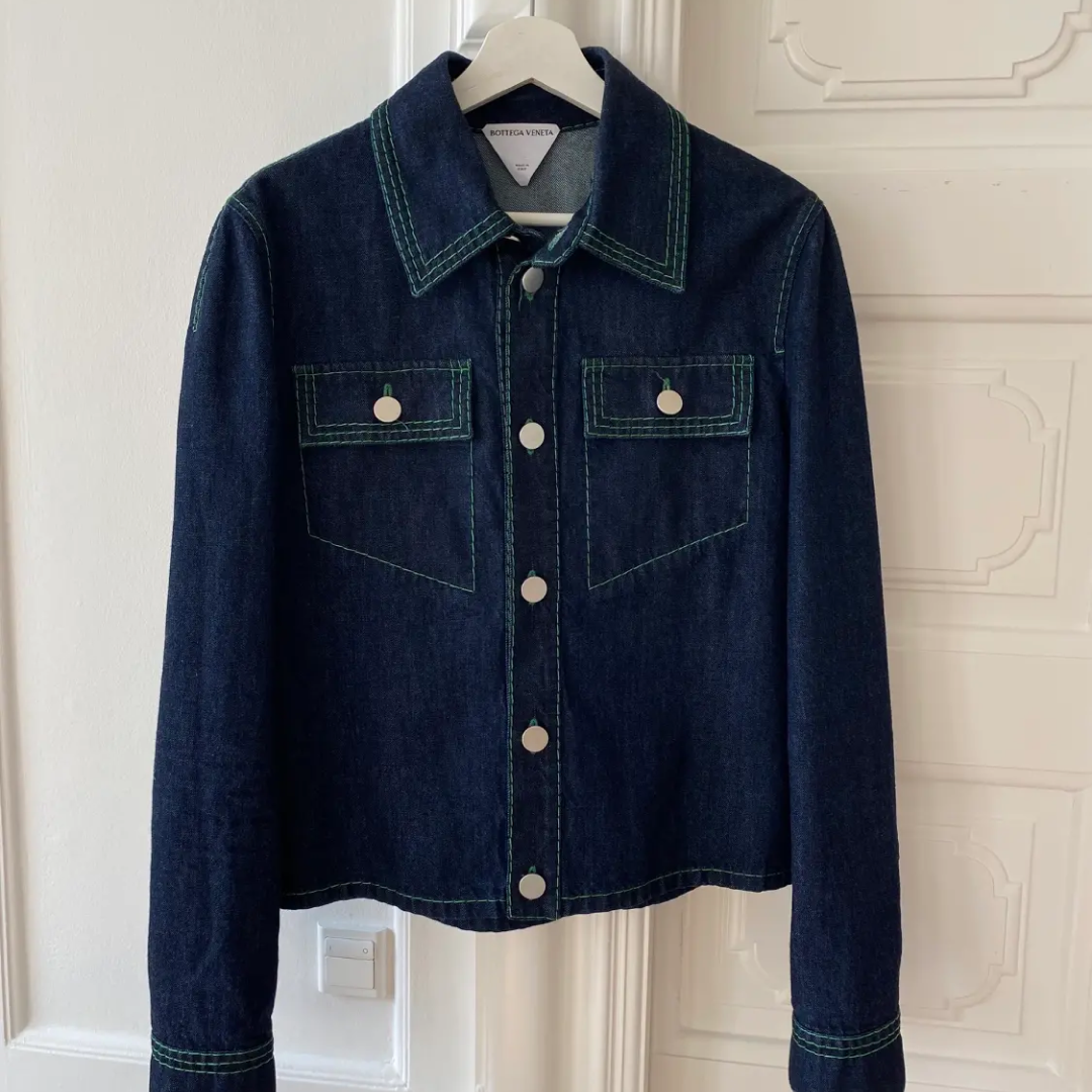 Bottega Veneta denimjakke, 4.000 kr.