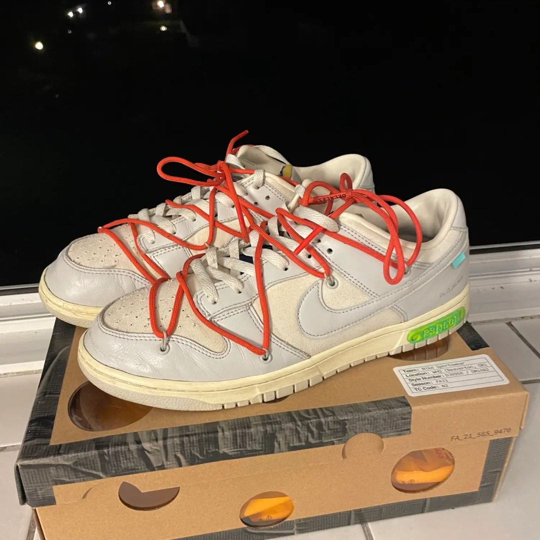 Nike x Off White sneakers, 1.599 kr. 