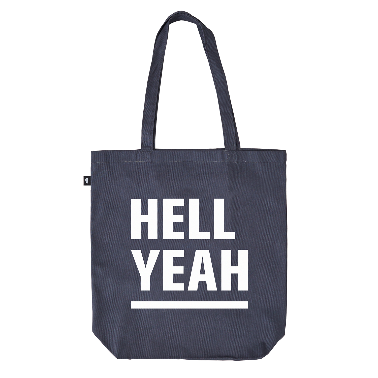 Above and Beyond Hell Yeah typographic tote bag heavy canvas_cutout_sq.png