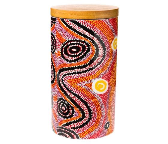 Otto Jungarrayi Sims fine bone china canister great for teabags, biscuits, pasta - anything you can think of really, £40
