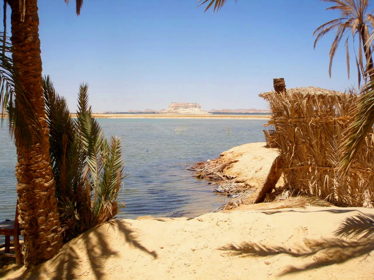 Salt Lake in Siwa Oasis