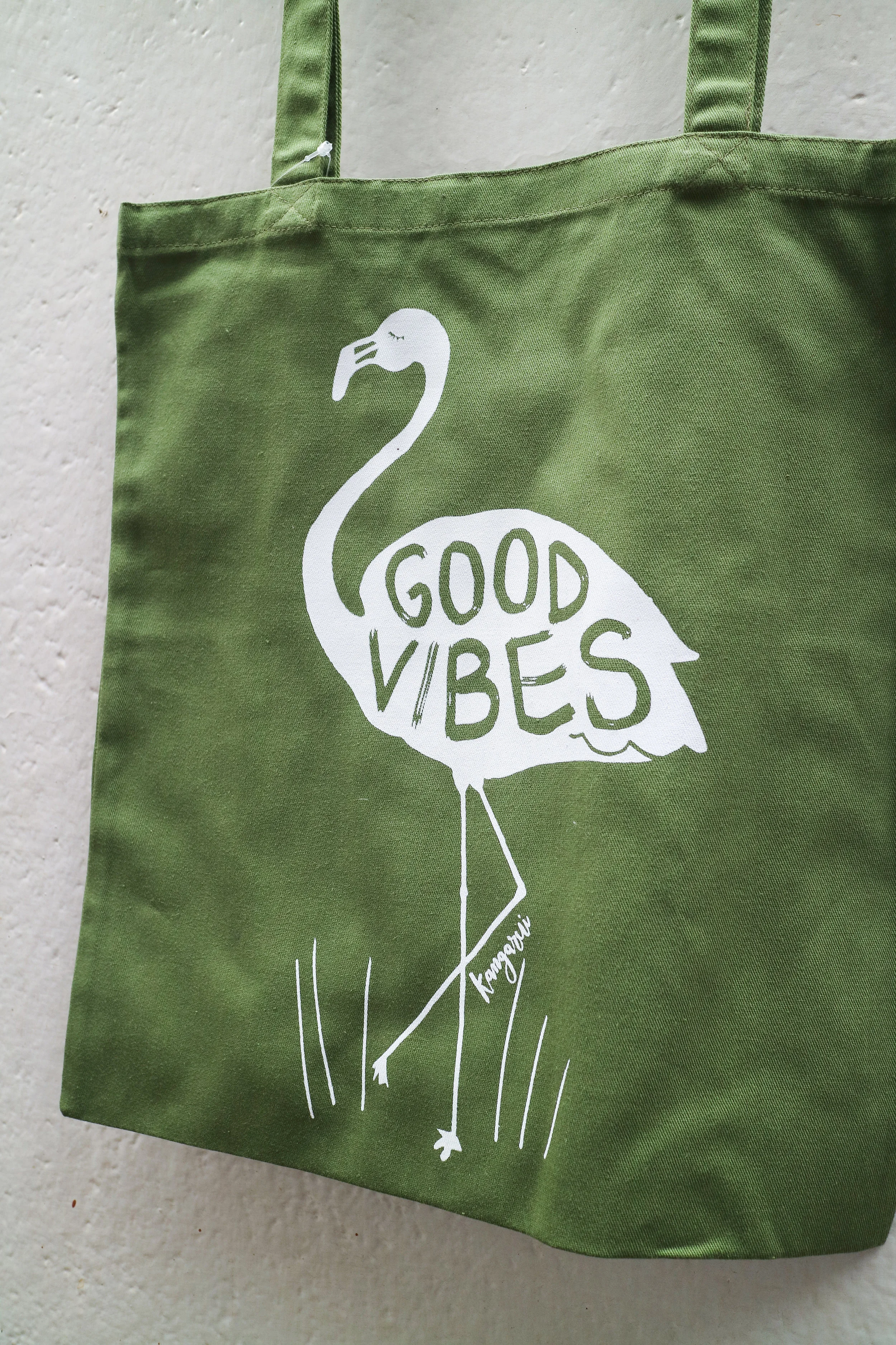 Good Vibes Tote Khaki