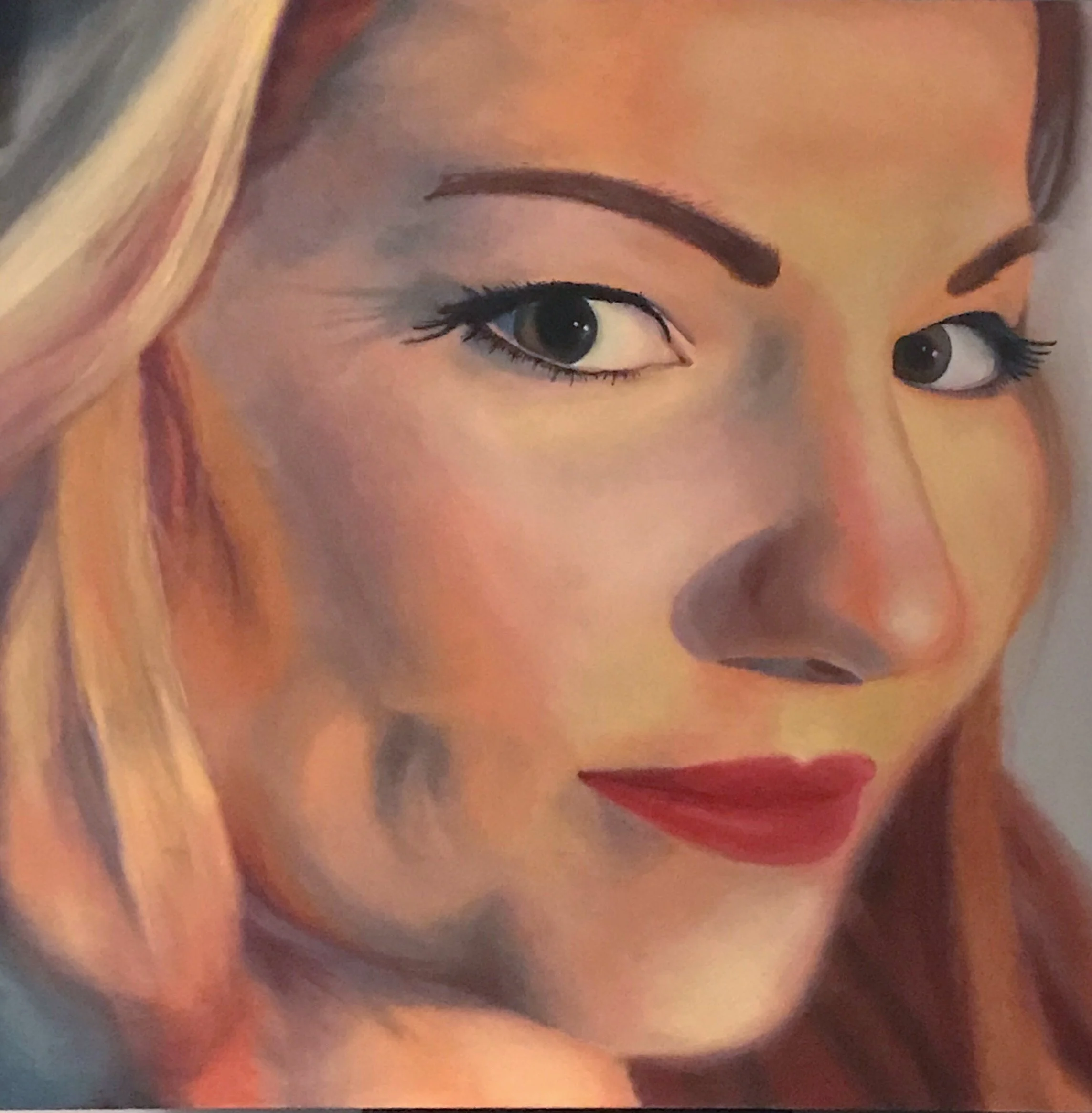 Self-portrait - Oil