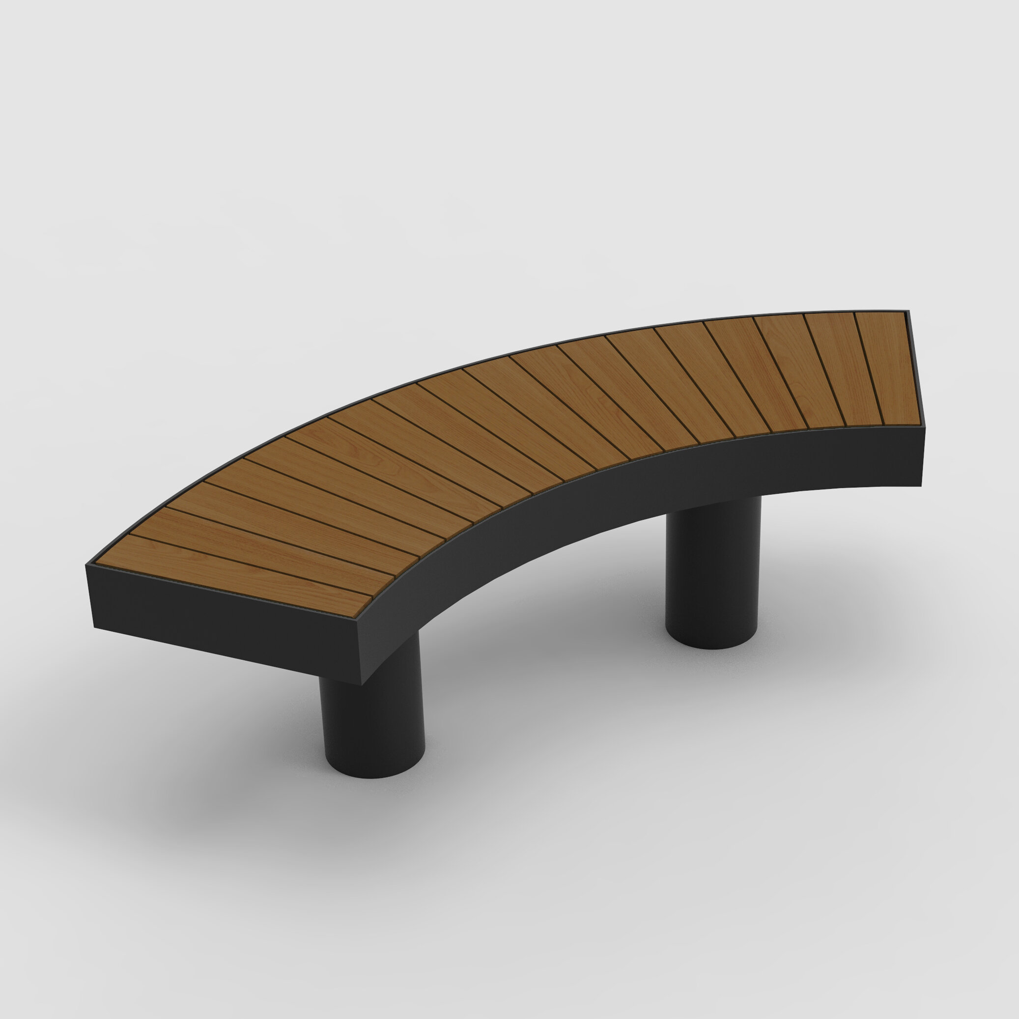Bench curved