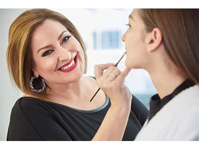 Laura Geller , a makeup artist, beauty mogul—and lovely person.