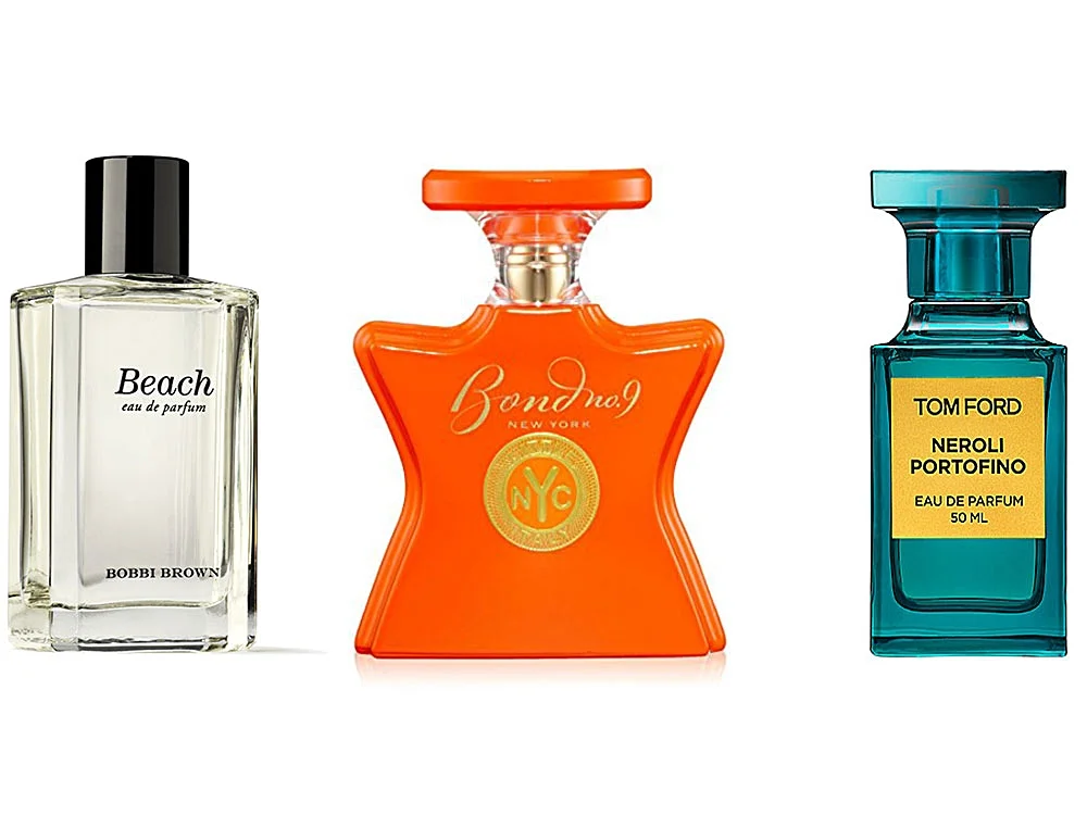 Summer lovin', left to right: Bobbi Brown Beach , Bond No 9 Little Italy and Tom Ford Neroli Portofino