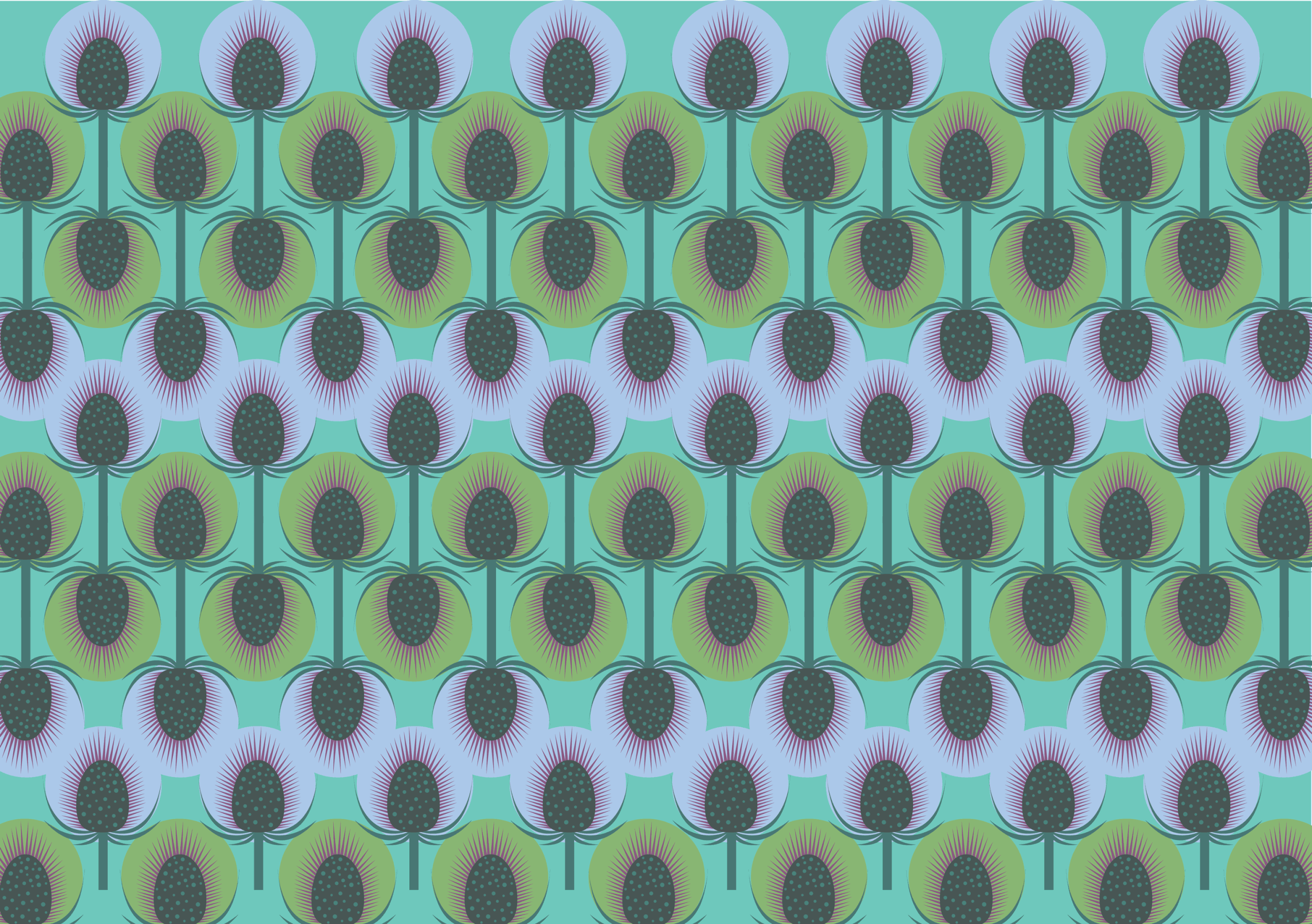 Vicious Teasel Green