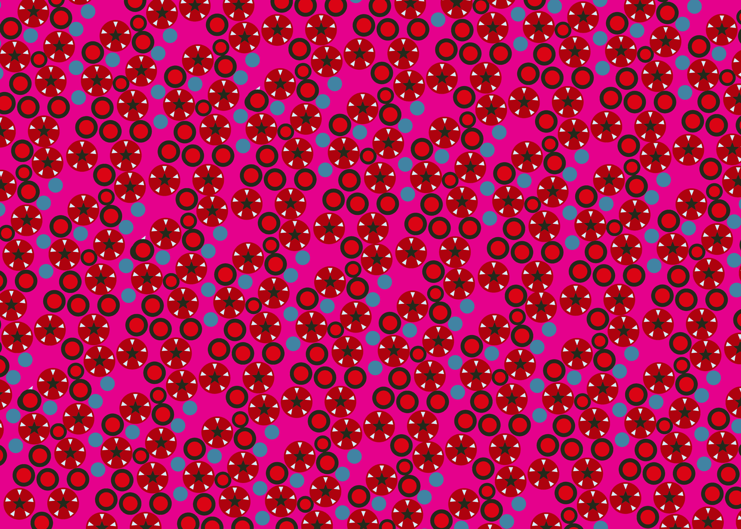 Jimi Pink - Hendrix inspired pattern