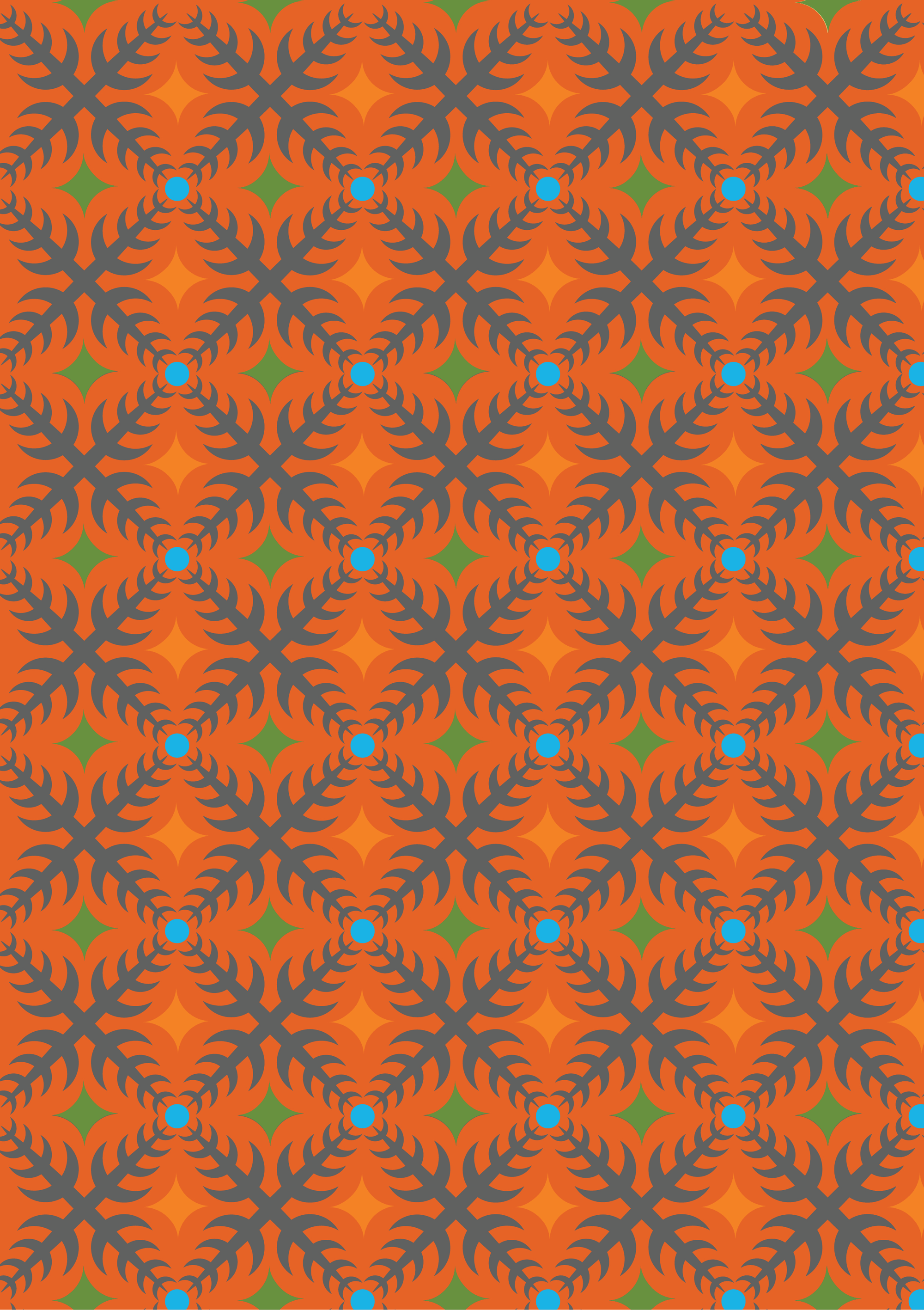 'Doo-Dah Orange' pattern