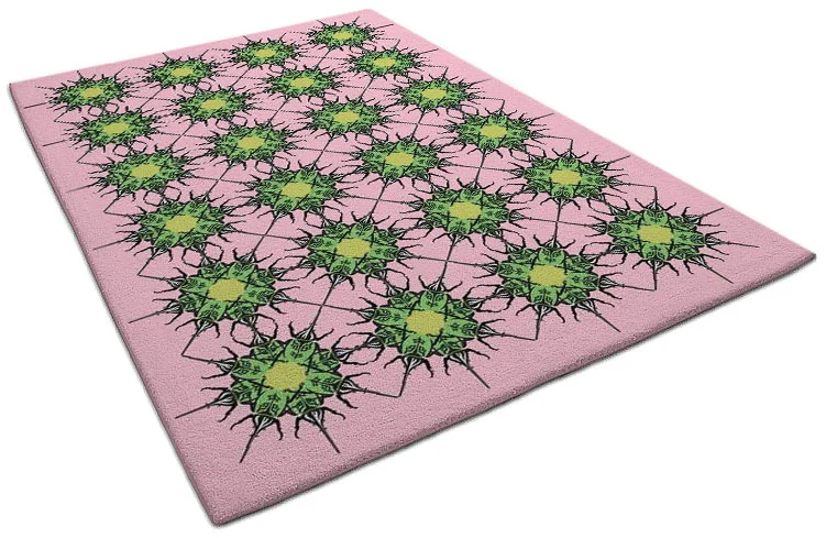 Visual of the hand-tufted Petra Parker rug