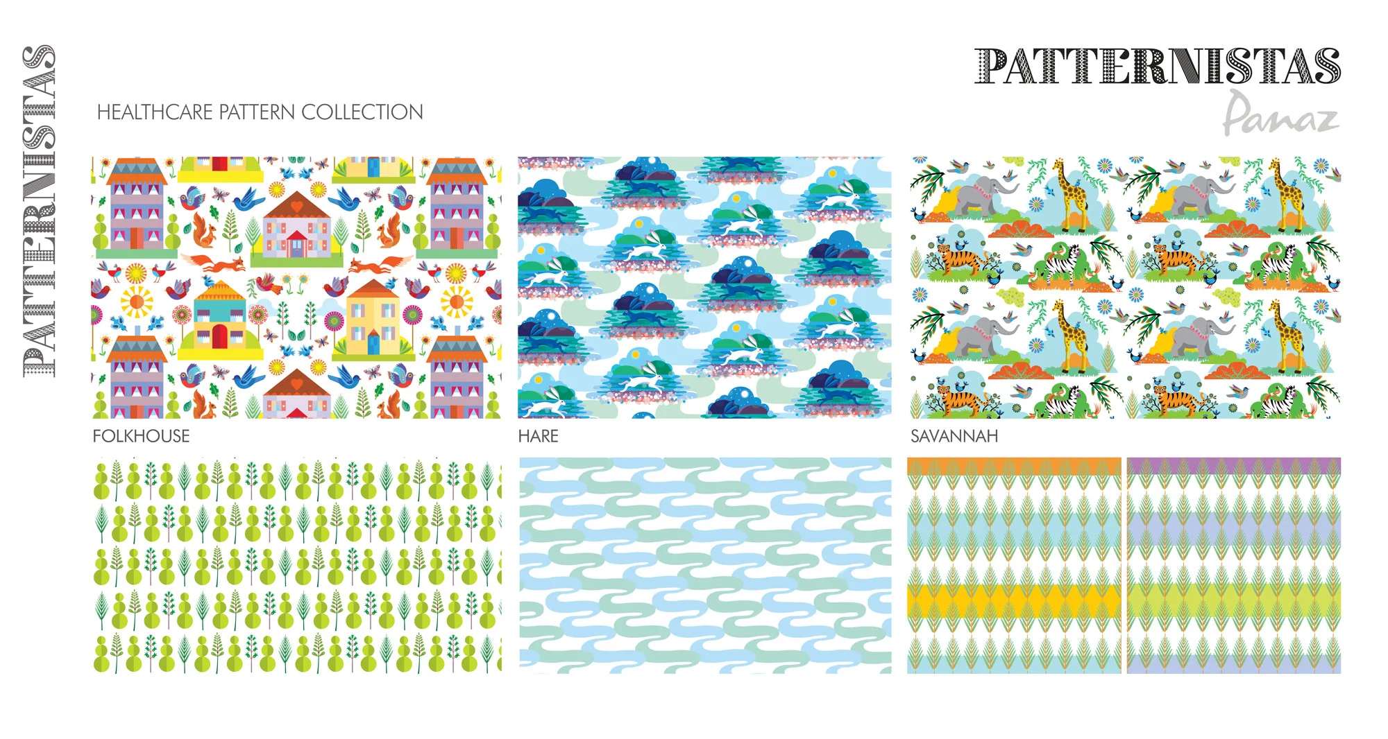 Our second collection for Panaz which is aimed at Children's hospitals